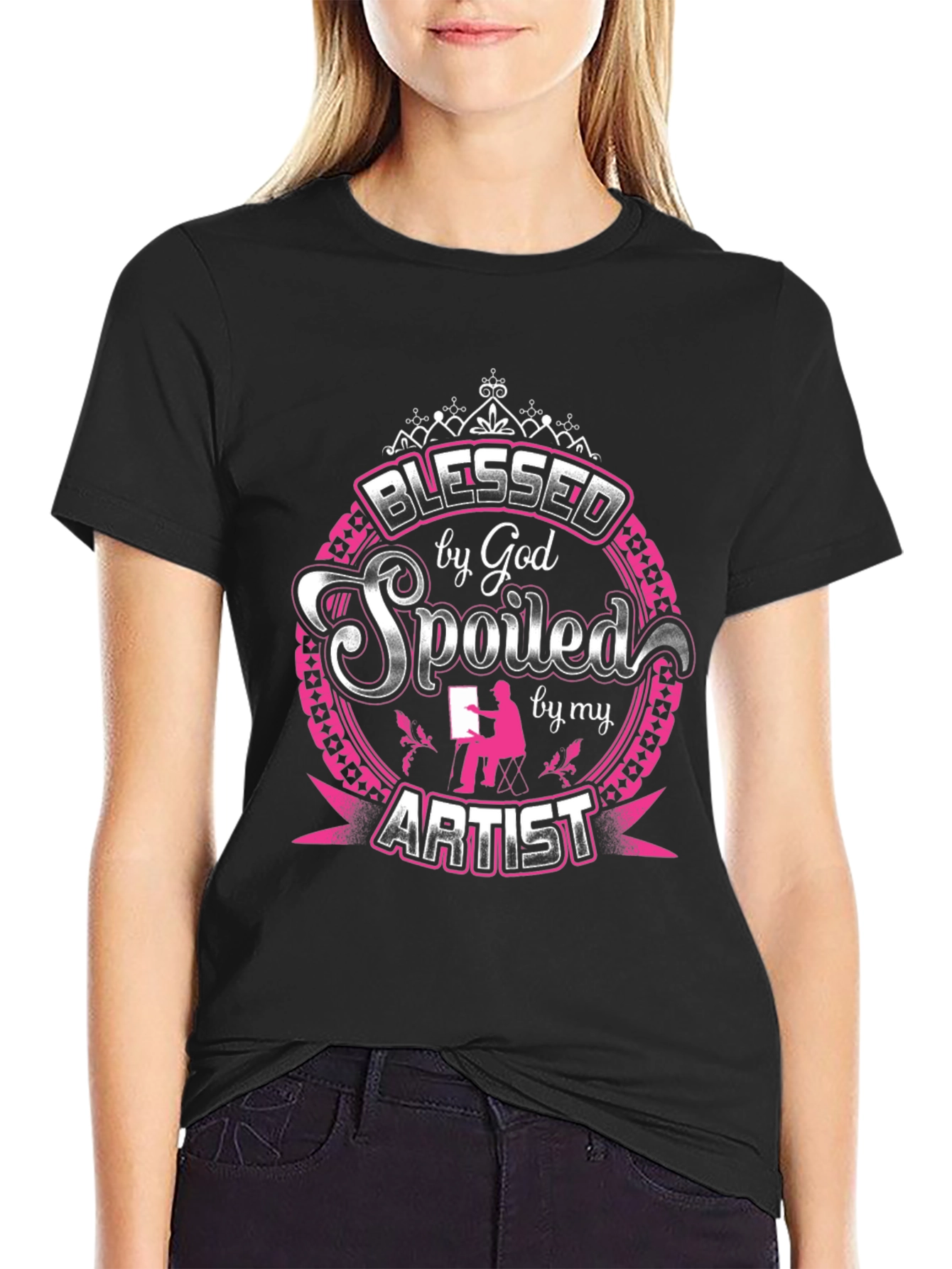 Blessed Spoiled by My Artist T-Shirt