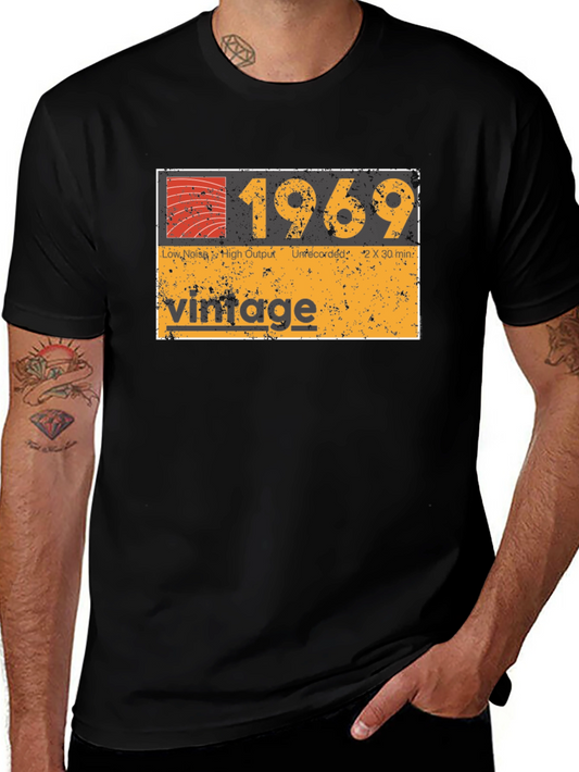 Vintage 1969 Cassette Tape Graphic Tee