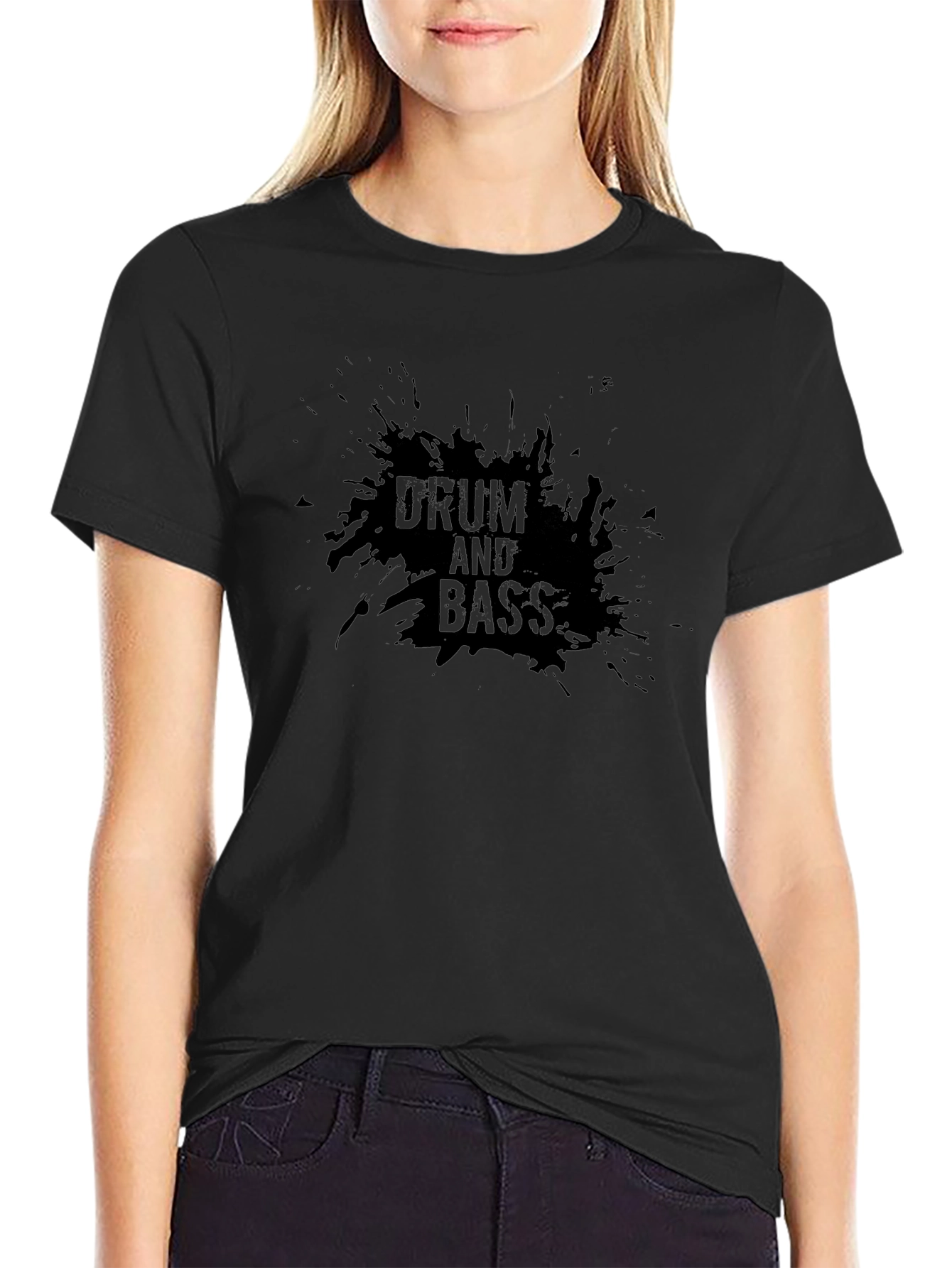 Drum and Bass T-Shirt - Black Music Tee