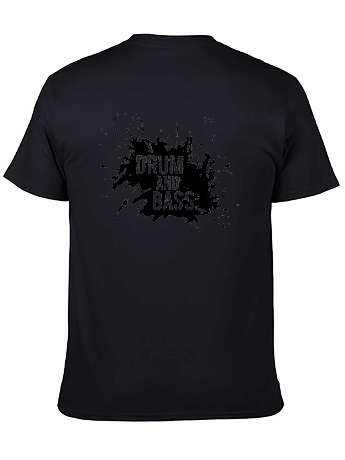 Drum and Bass T-Shirt - Black Music Tee