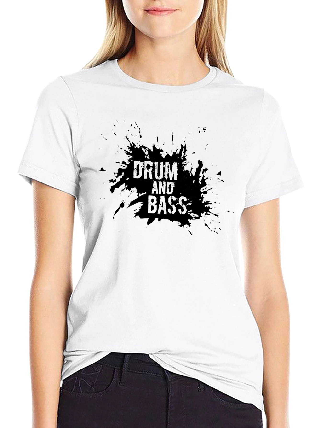 Drum and Bass T-Shirt - Black Music Tee