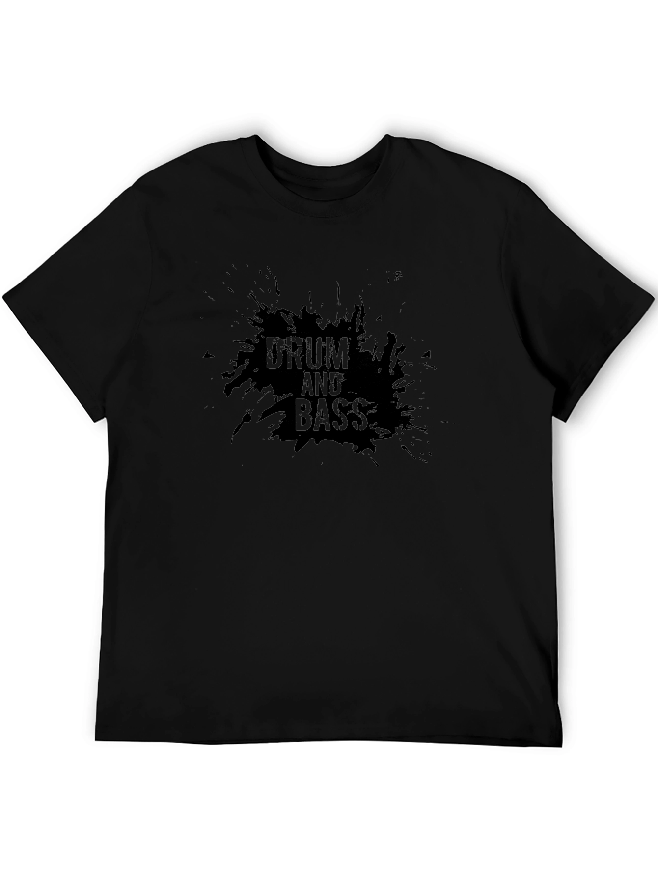 Drum and Bass T-Shirt - Black Music Tee