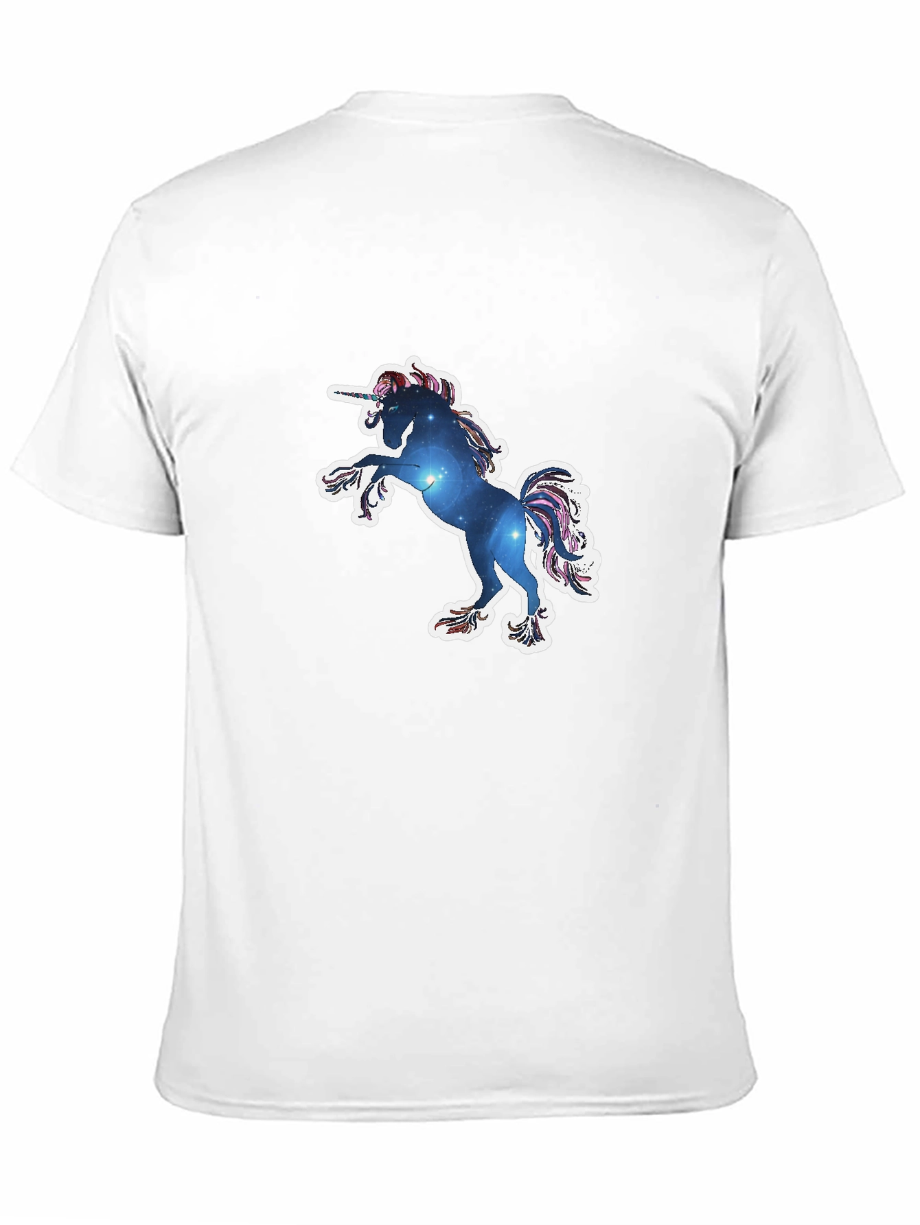 Unicorn Galaxy Graphic Tee - Black