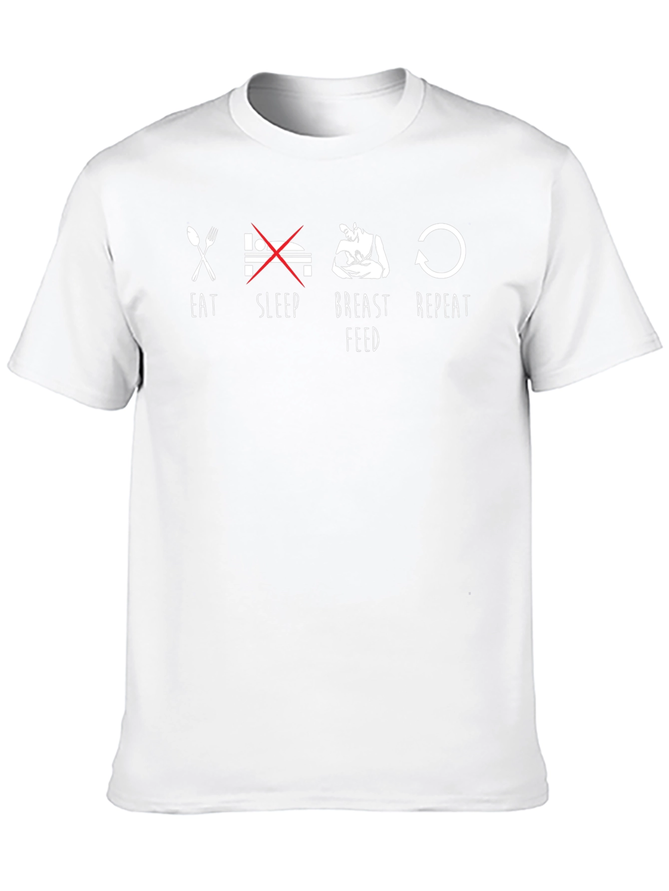 Eat Breastfeed Repeat - Graphic Tee