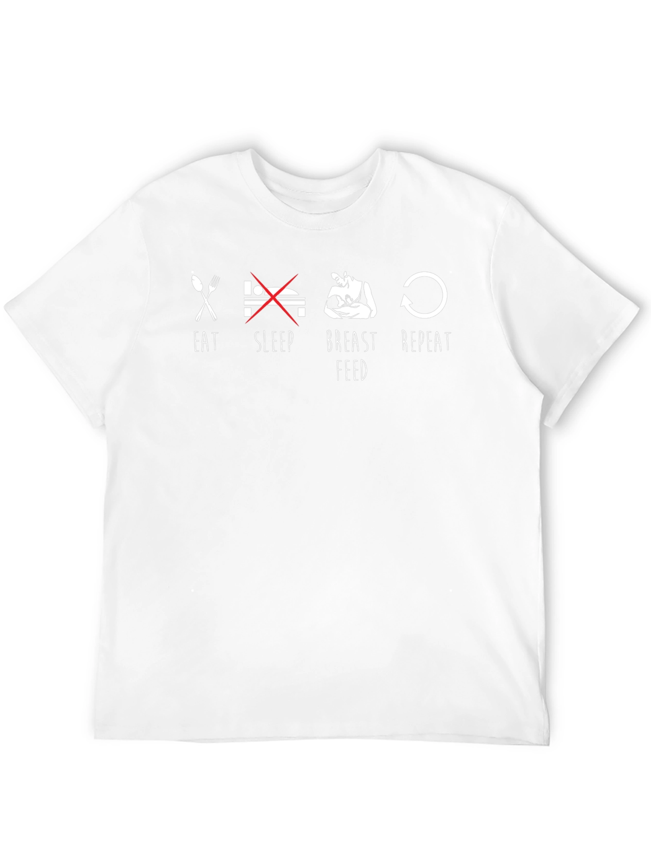 Eat Breastfeed Repeat - Graphic Tee