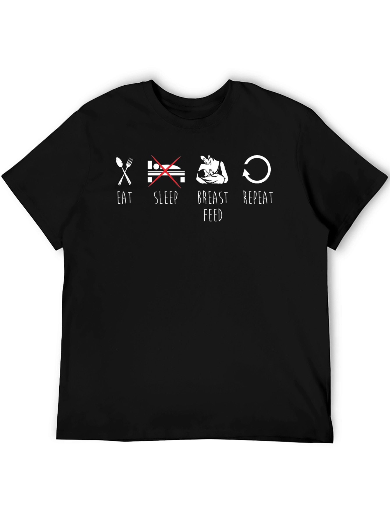 Eat Breastfeed Repeat - Graphic Tee