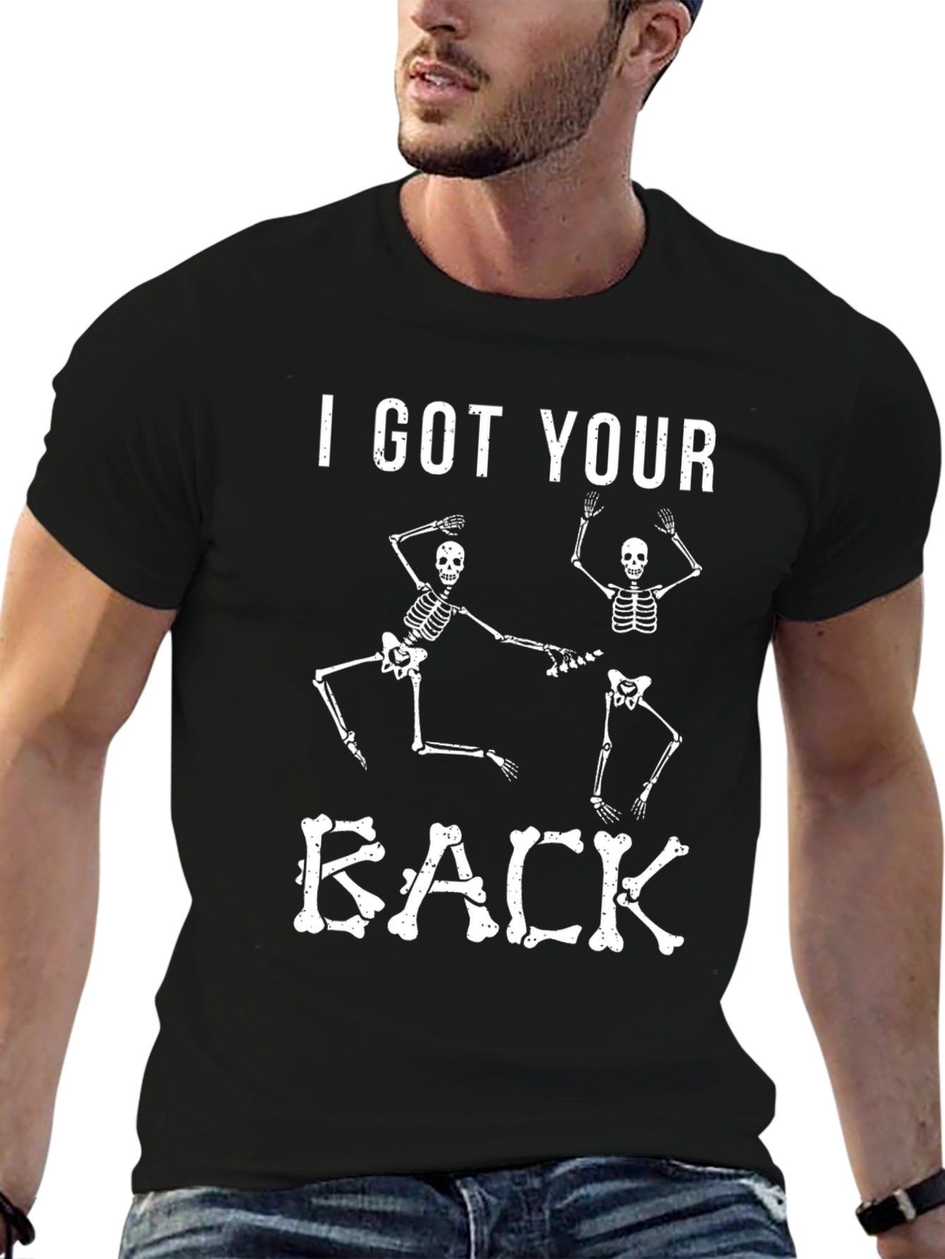 I Got Your Back Skeleton Graphic Tee