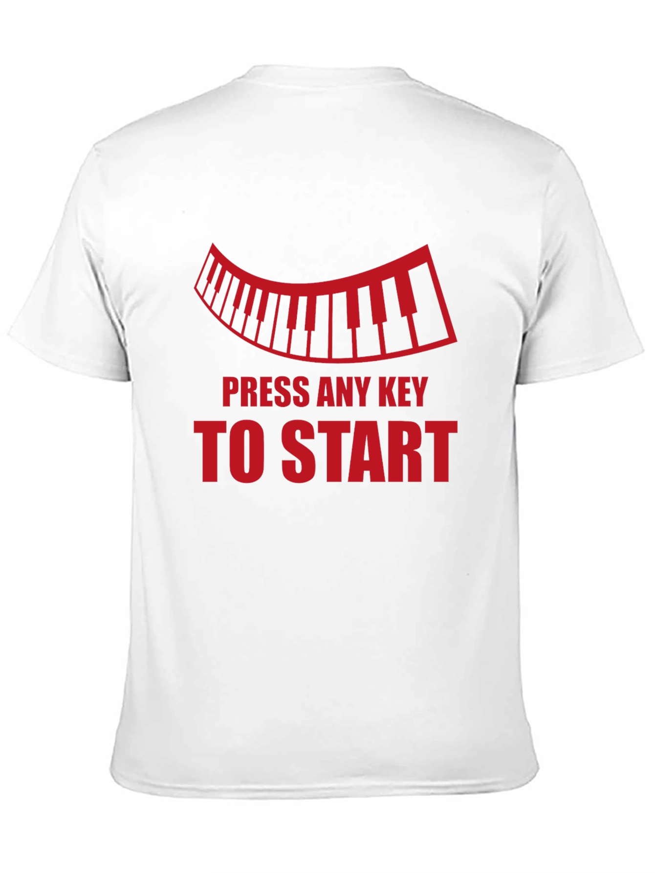 Press Any Key T-Shirt - Musician Style