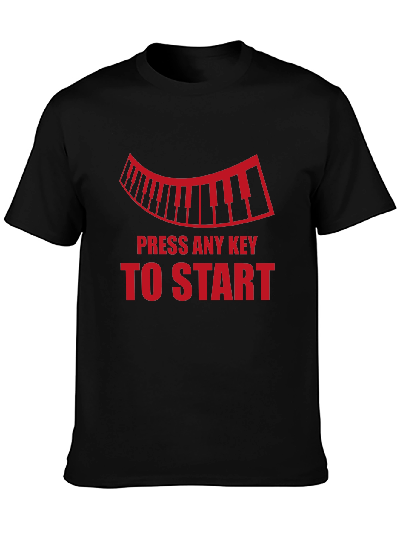 Press Any Key T-Shirt - Musician Style
