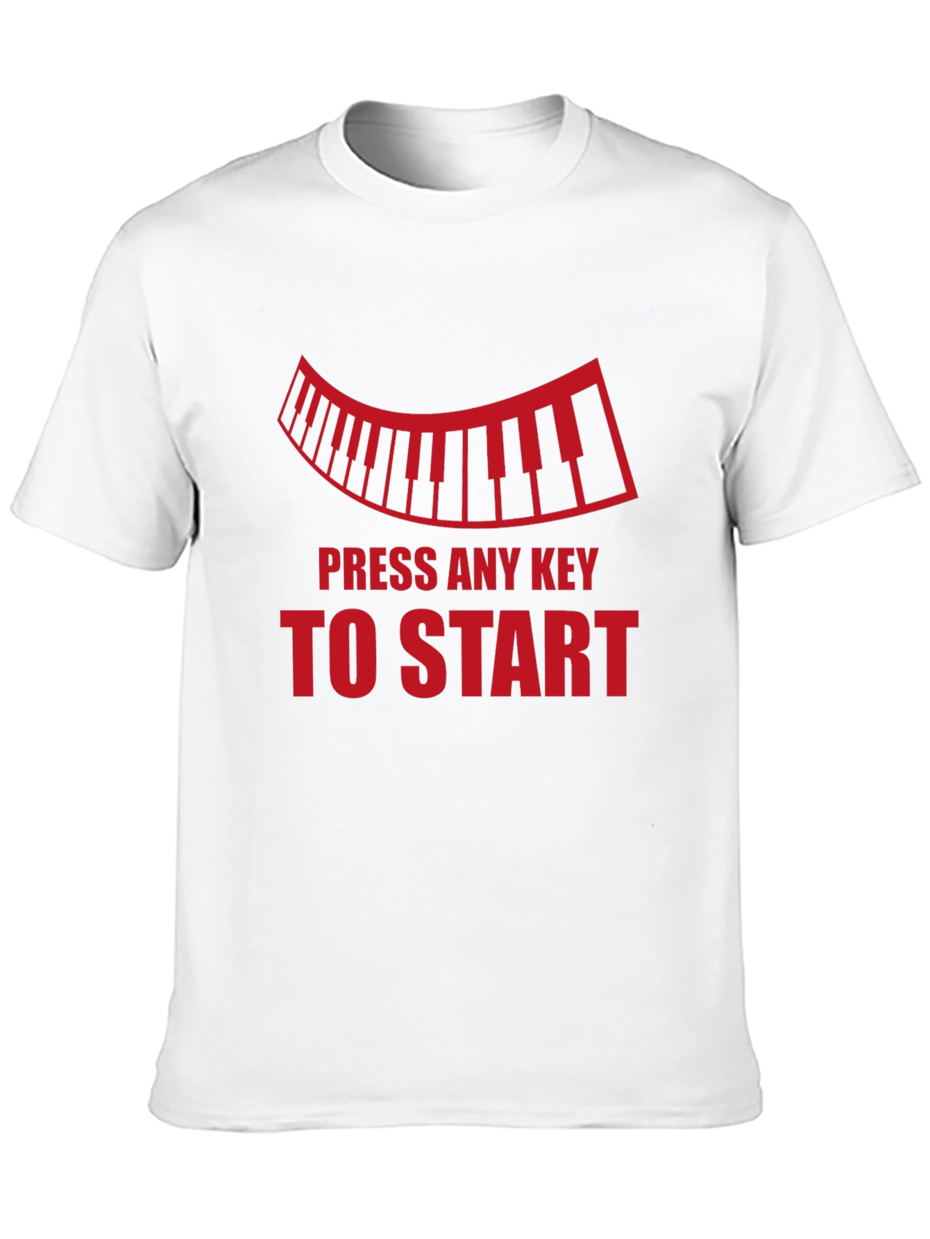 Press Any Key T-Shirt - Musician Style