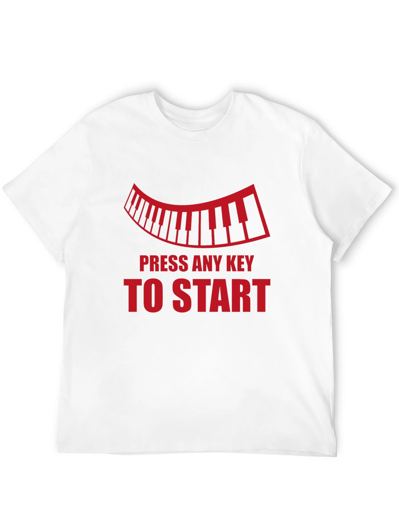 Press Any Key T-Shirt - Musician Style