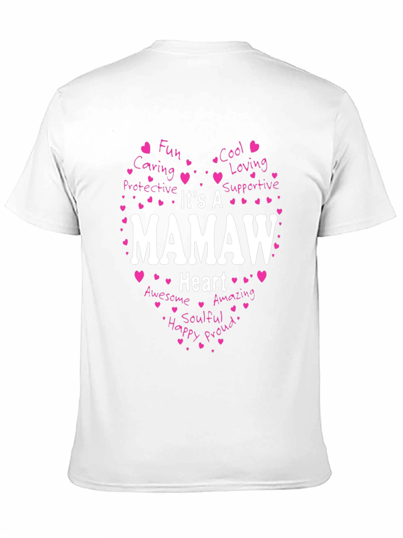 Mamaw Heart T-Shirt: Loving Grandma Tee