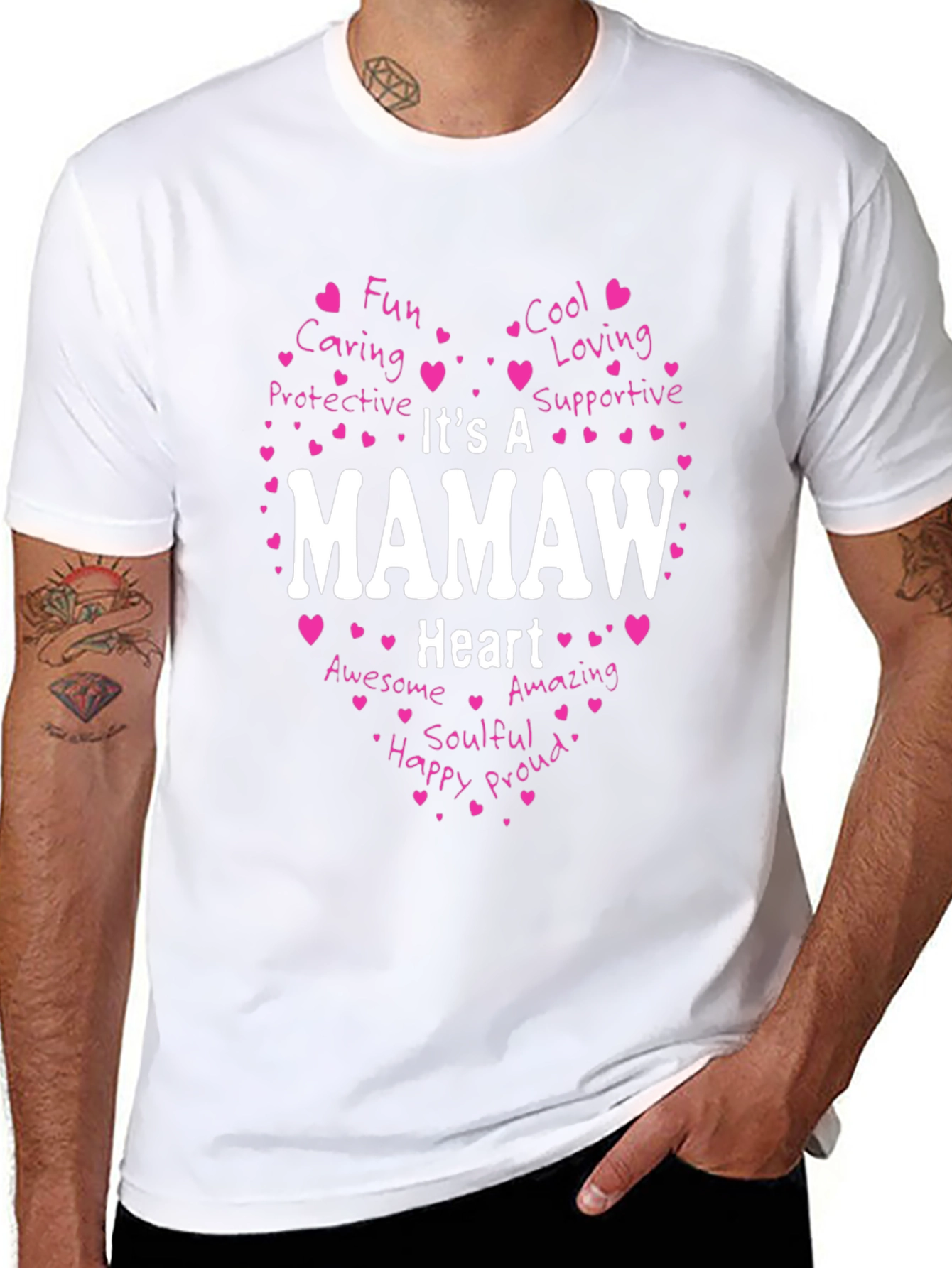 Mamaw Heart T-Shirt: Loving Grandma Tee