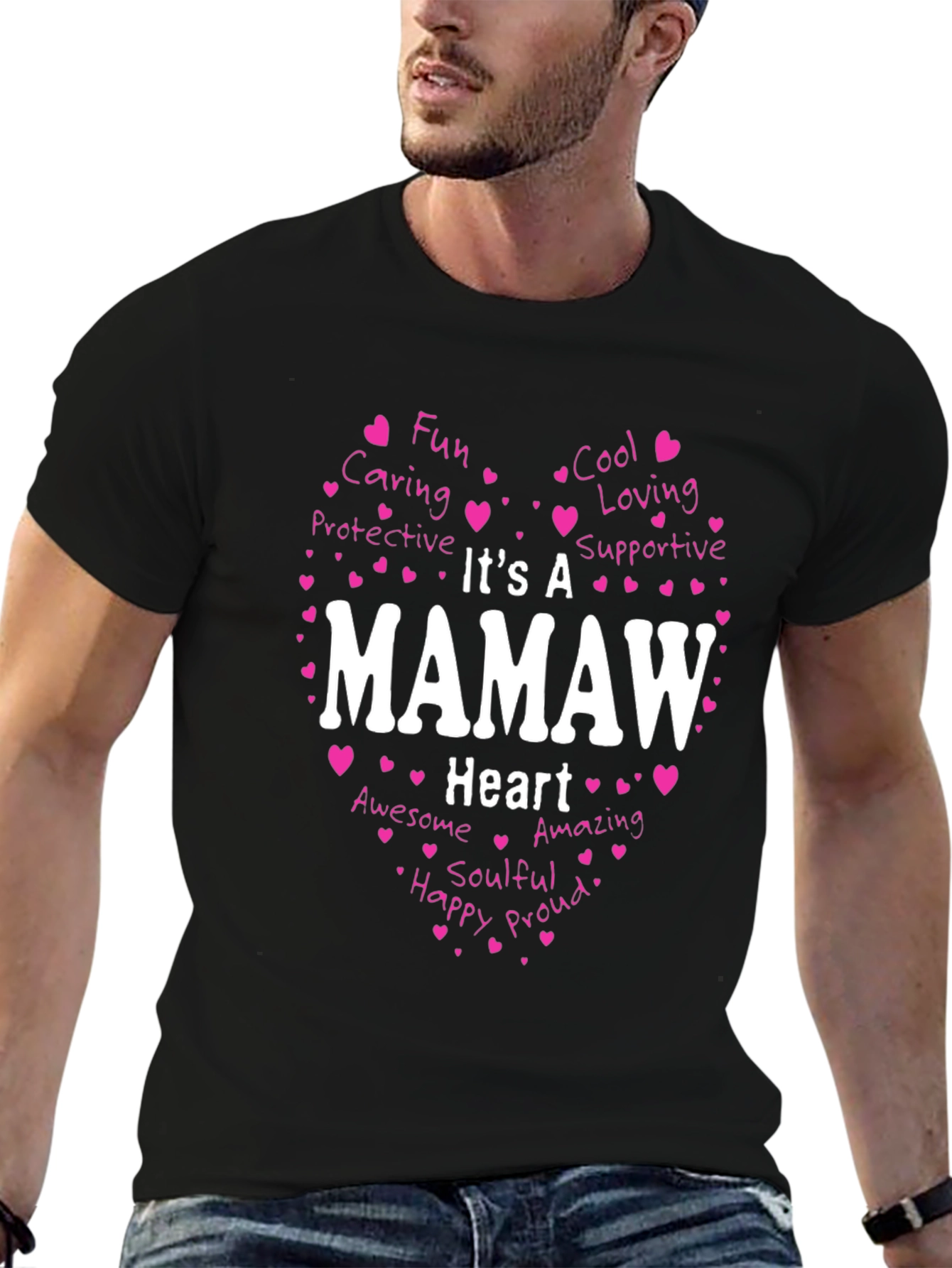 Mamaw Heart T-Shirt: Loving Grandma Tee