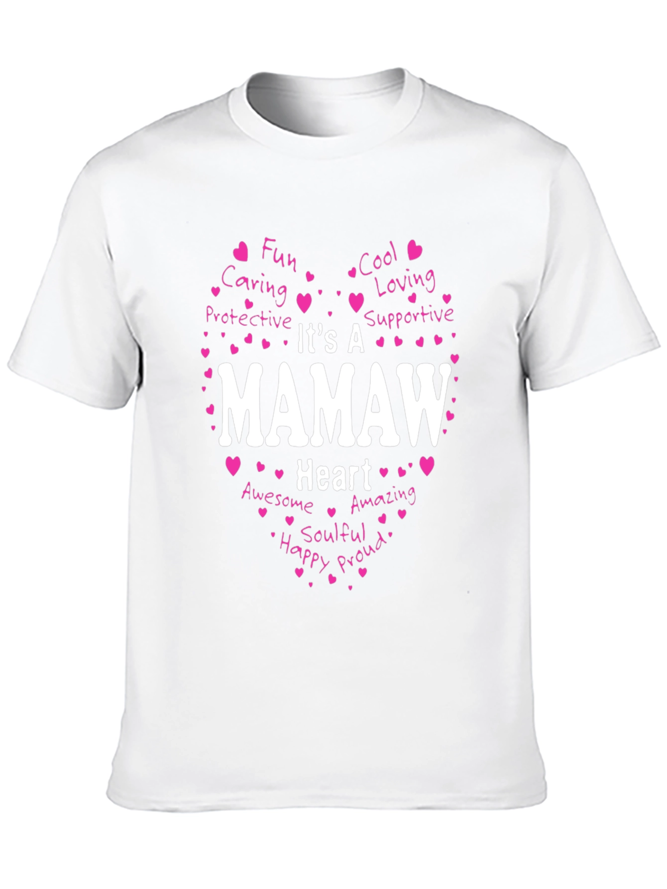 Mamaw Heart T-Shirt: Loving Grandma Tee