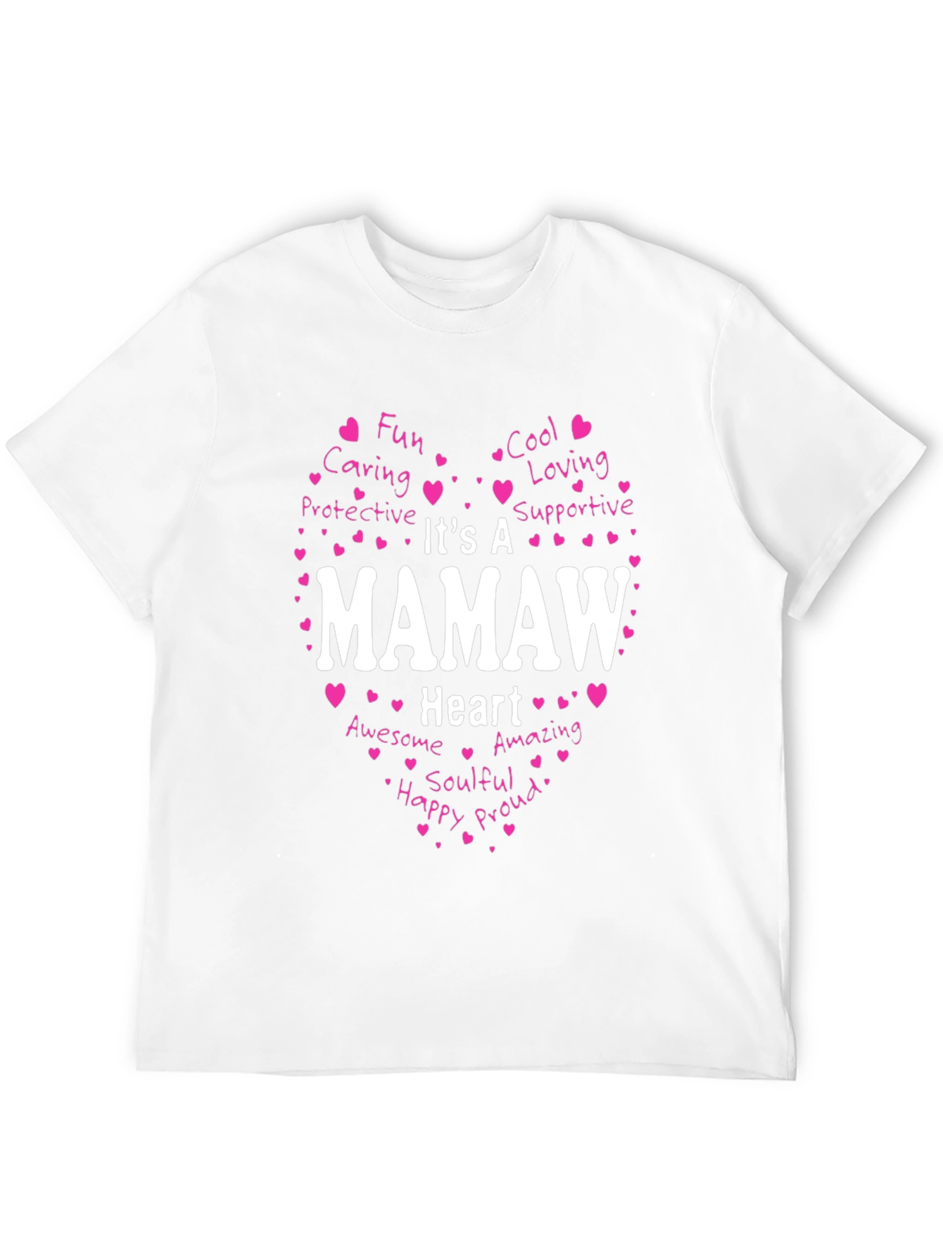 Mamaw Heart T-Shirt: Loving Grandma Tee