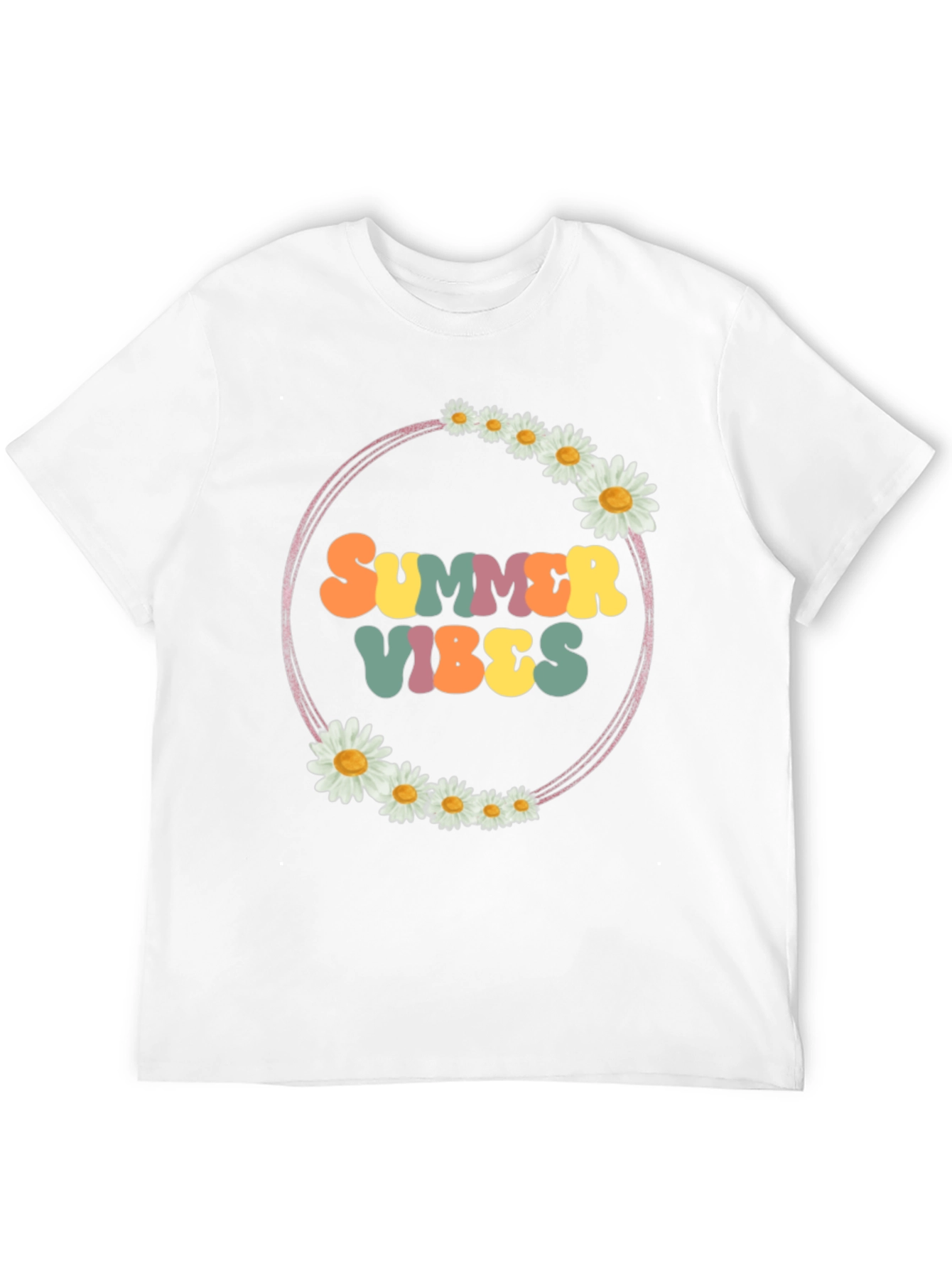 Summer Vibes Daisy Graphic Tee