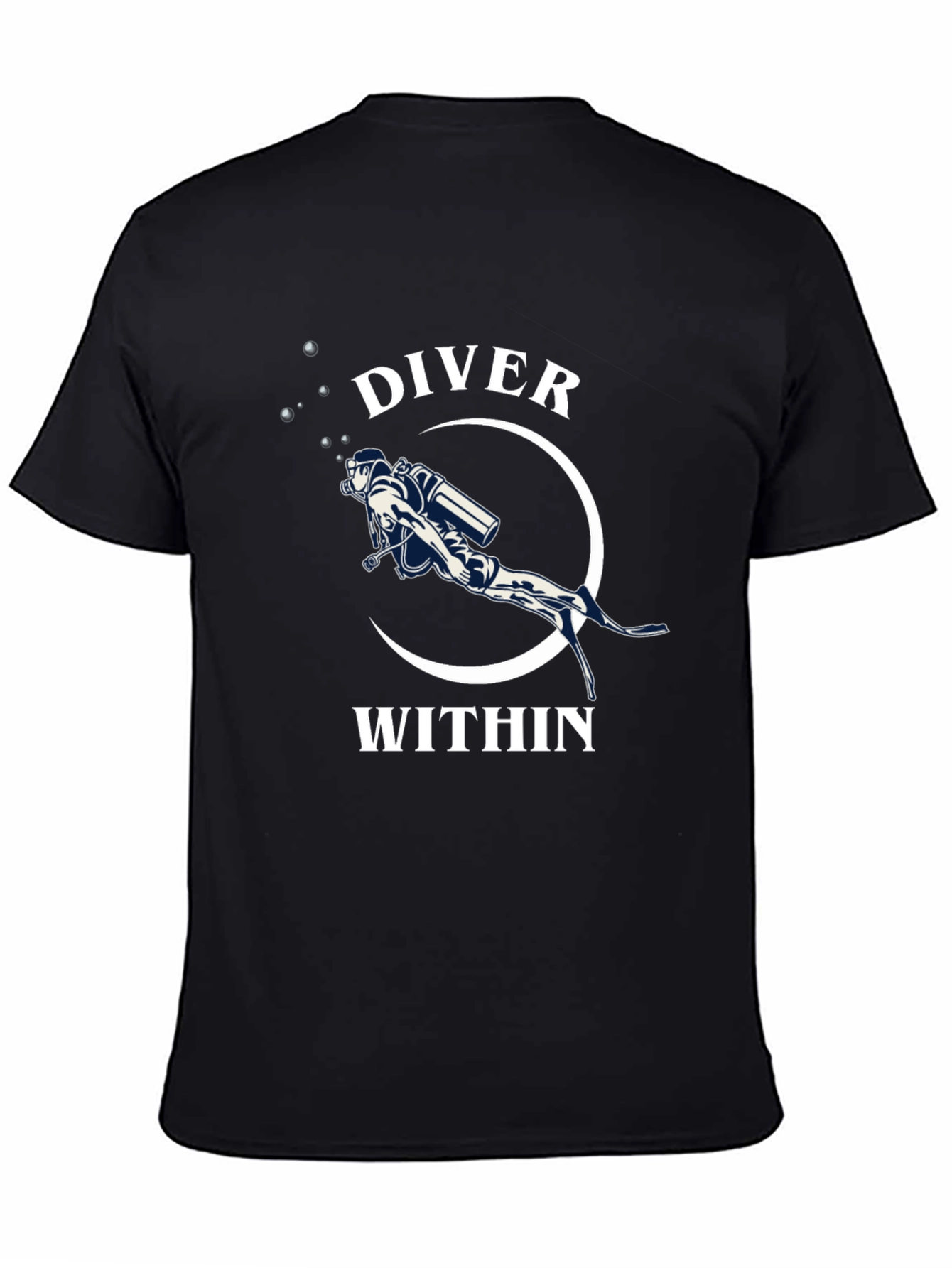 Diver Within Black T-Shirt - Scuba Diving Apparel