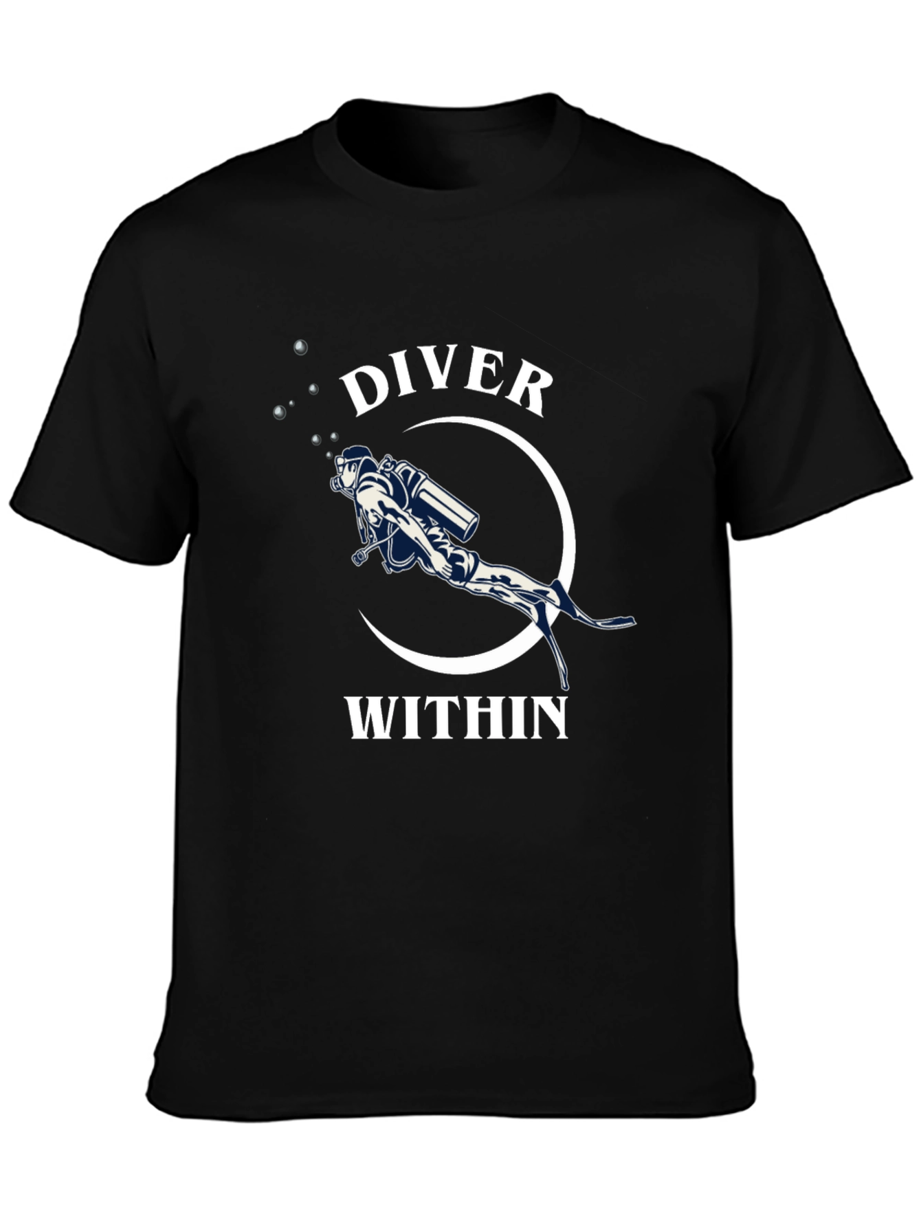 Diver Within Black T-Shirt - Scuba Diving Apparel