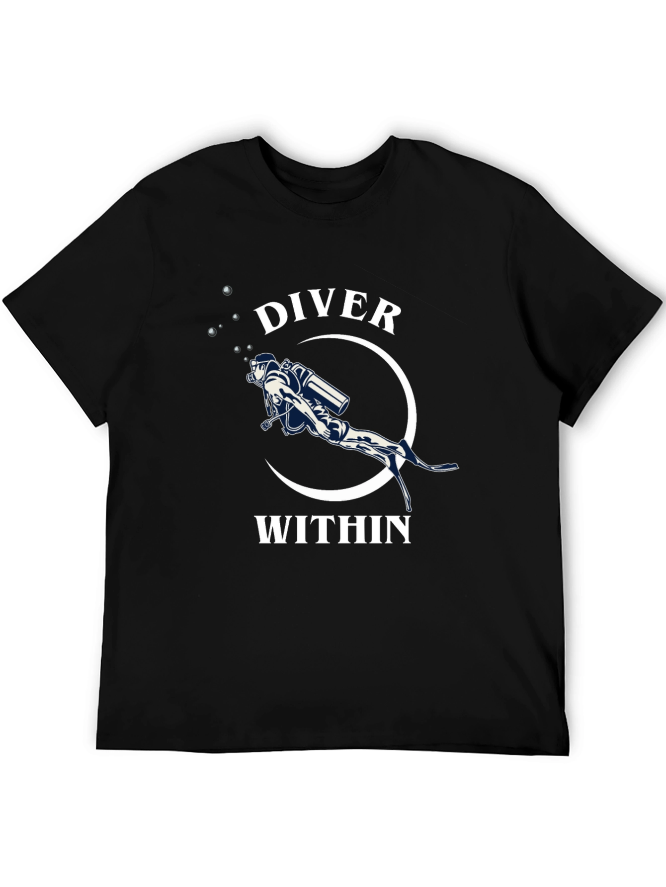 Diver Within Black T-Shirt - Scuba Diving Apparel