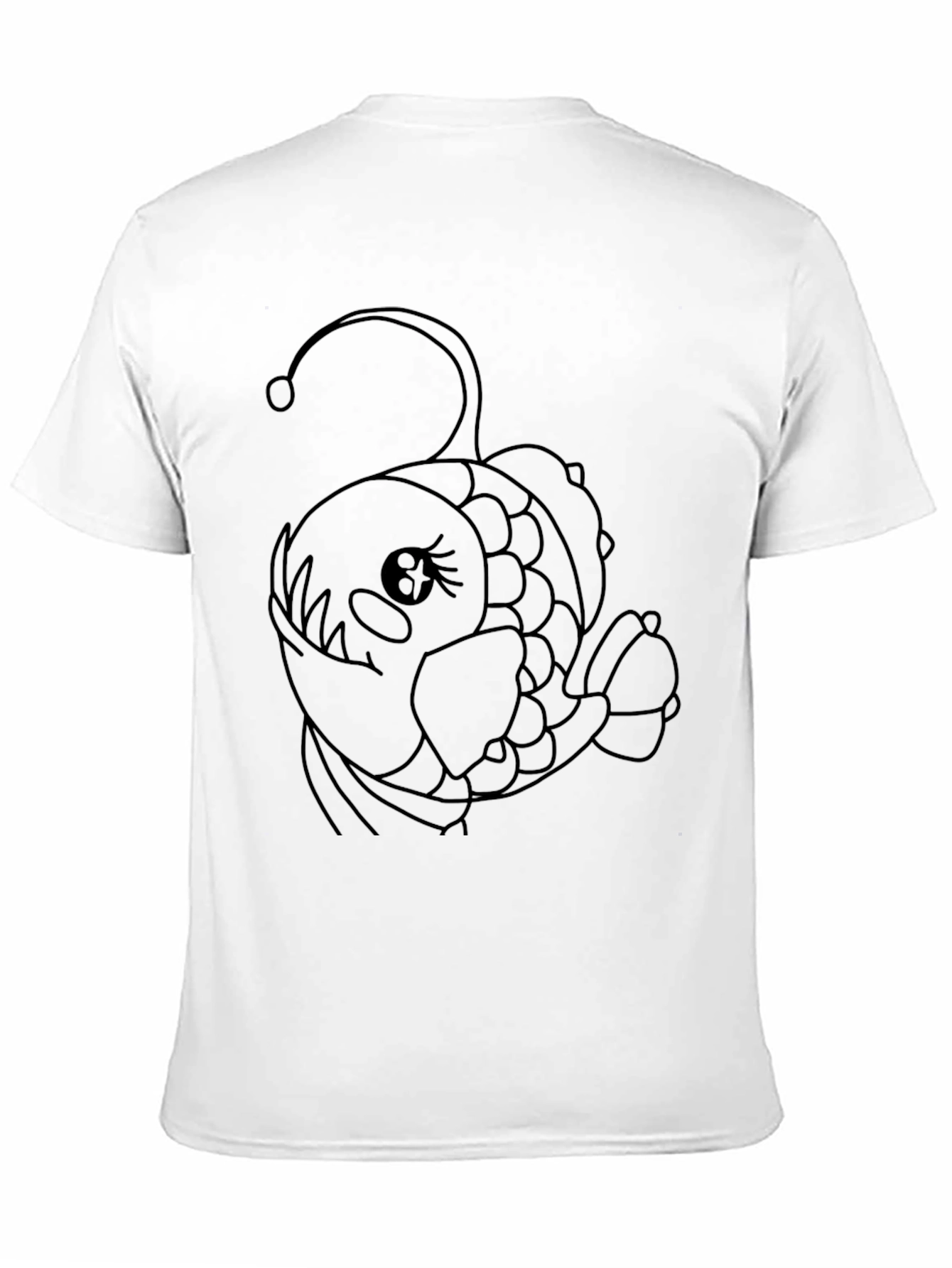 Anglerfish Graphic Tee - Black