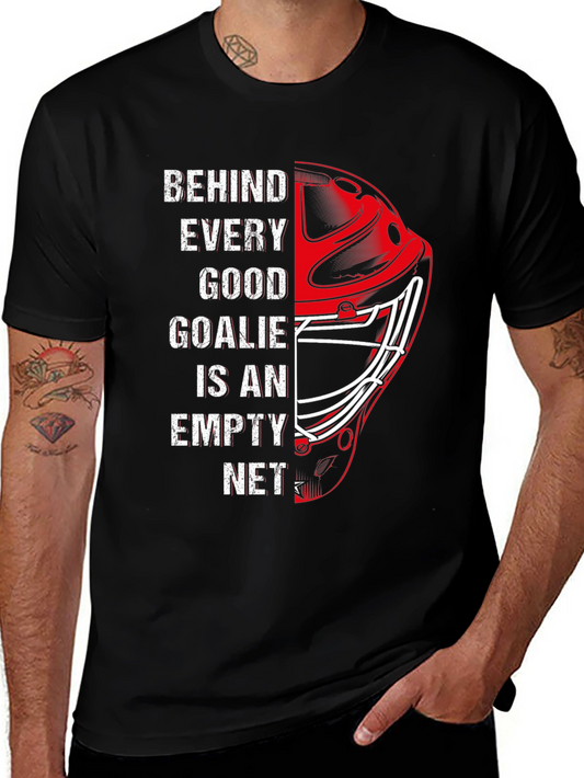 Hockey Goalie T-Shirt - Empty Net Design