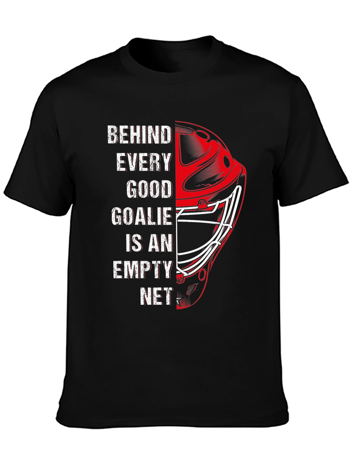 Hockey Goalie T-Shirt - Empty Net Design