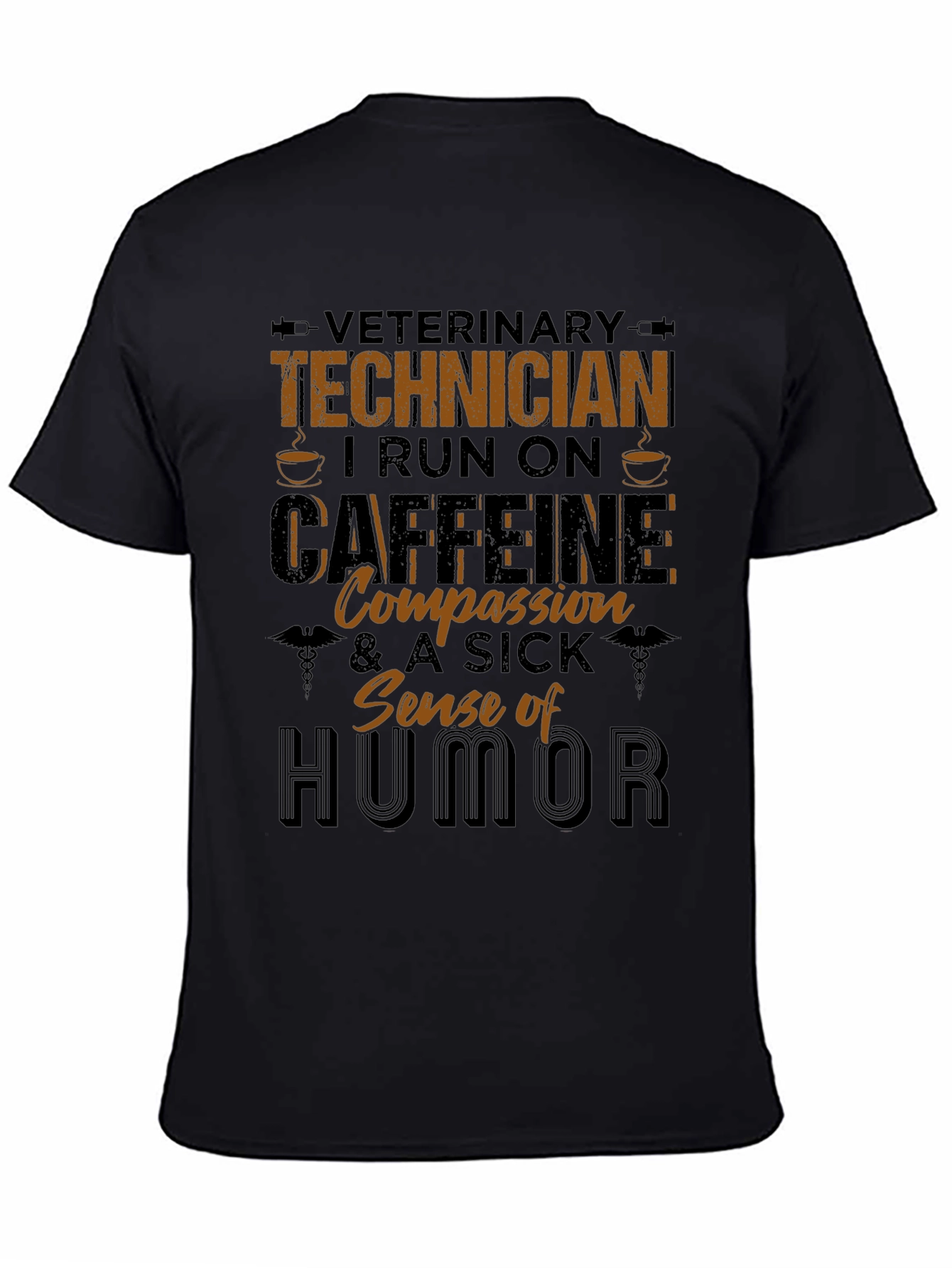 Veterinary Technician Caffeine & Humor T-Shirt
