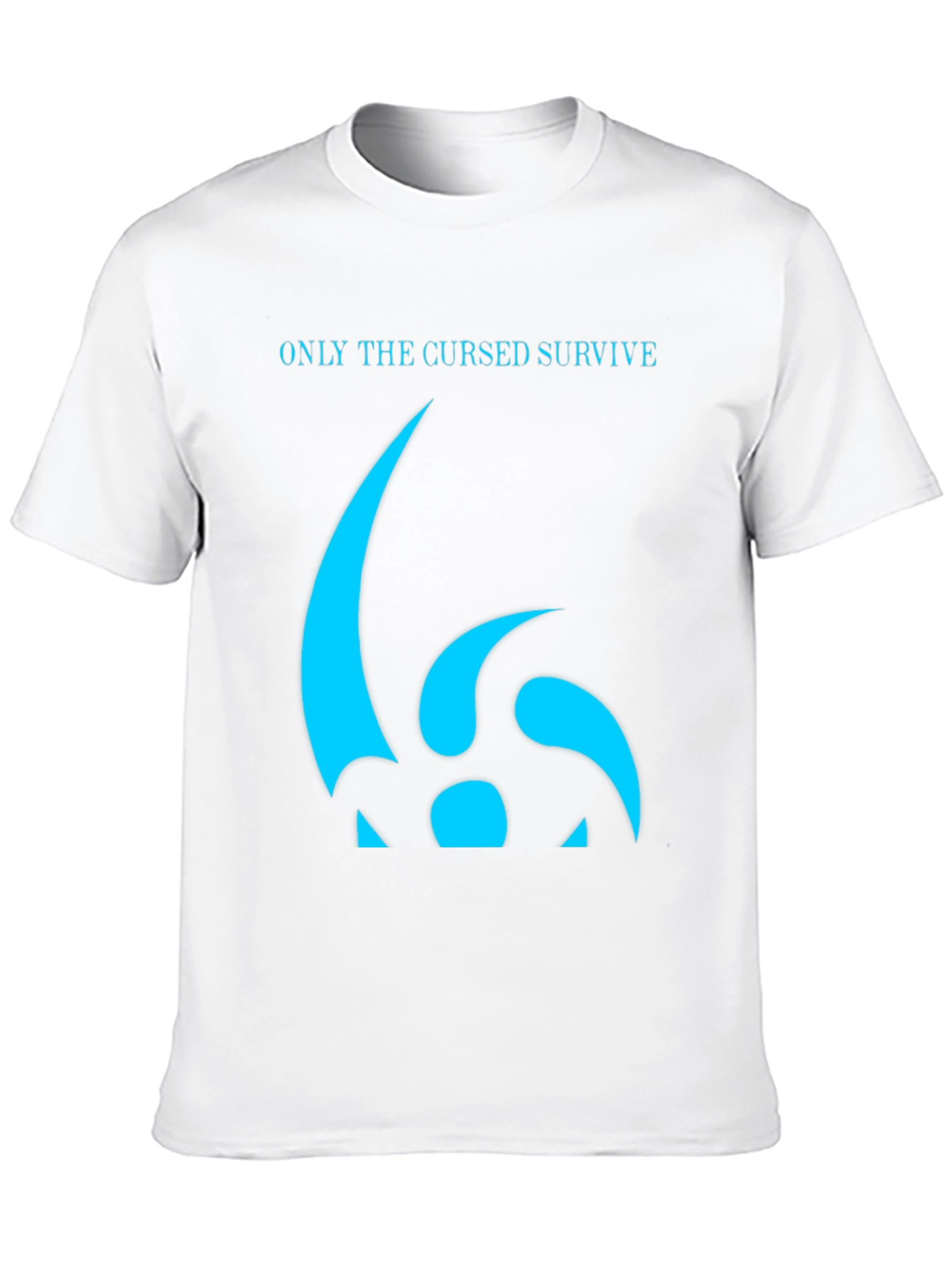 Cursed Survive Graphic Tee - Black Cotton T-Shirt