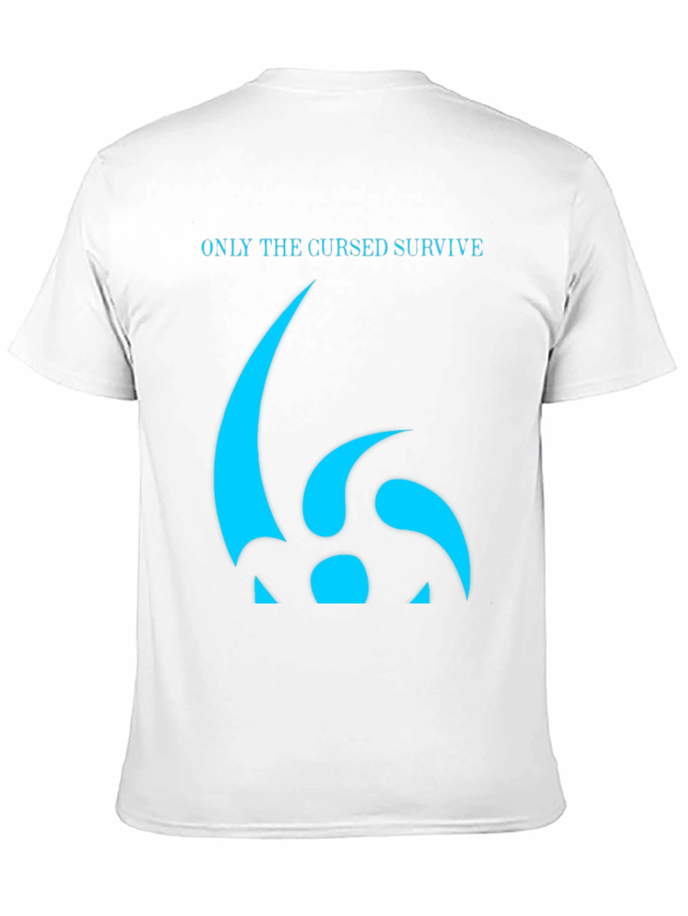 Cursed Survive Graphic Tee - Black Cotton T-Shirt