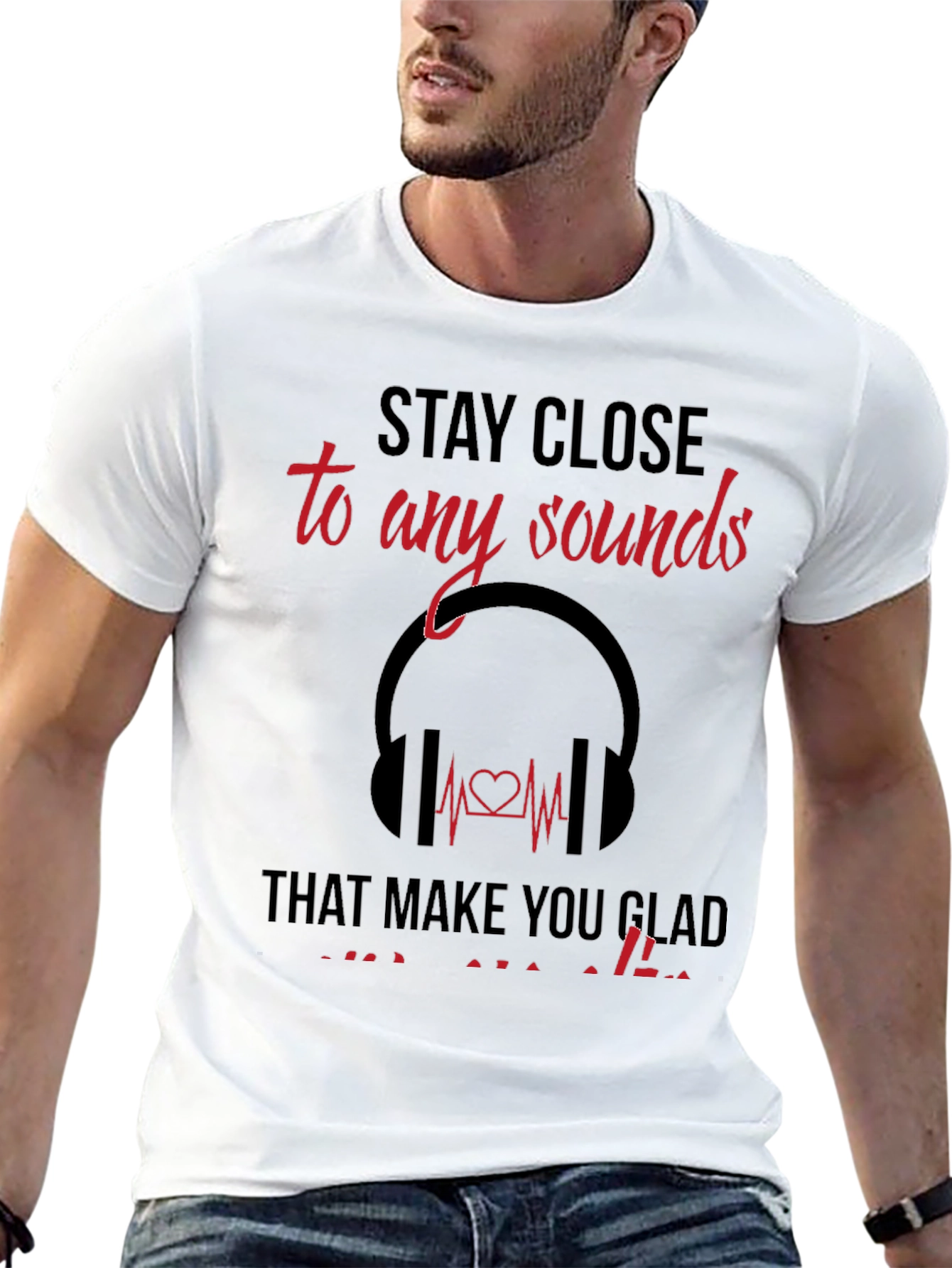 Stay Close To Sounds Mens T-Shirt