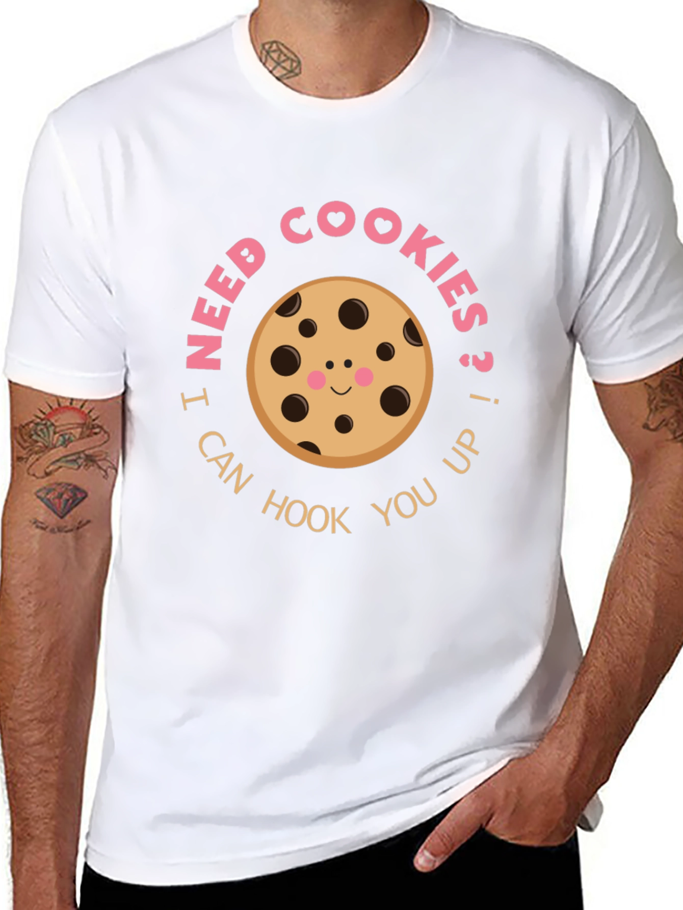 I Need Cookies T-Shirt Funny Graphic Tee