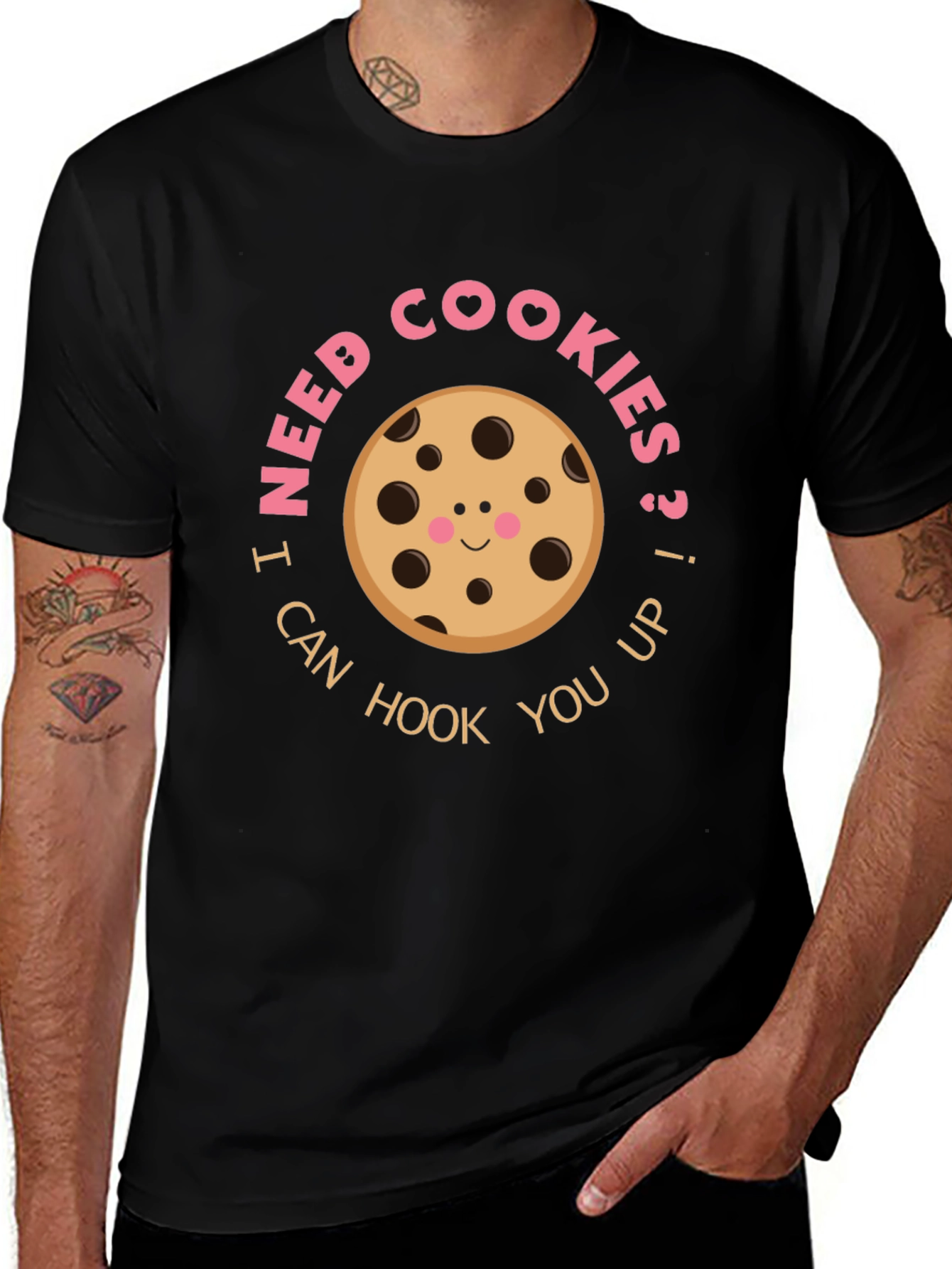 I Need Cookies T-Shirt Funny Graphic Tee