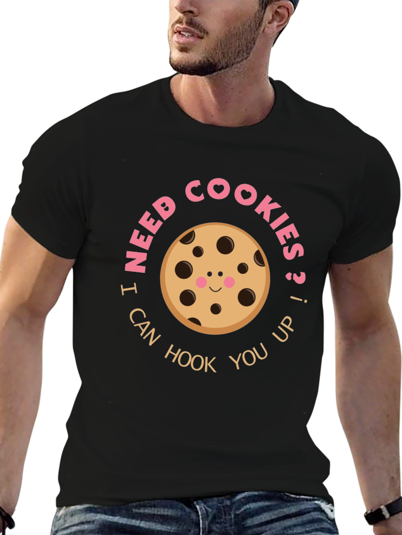 I Need Cookies T-Shirt Funny Graphic Tee