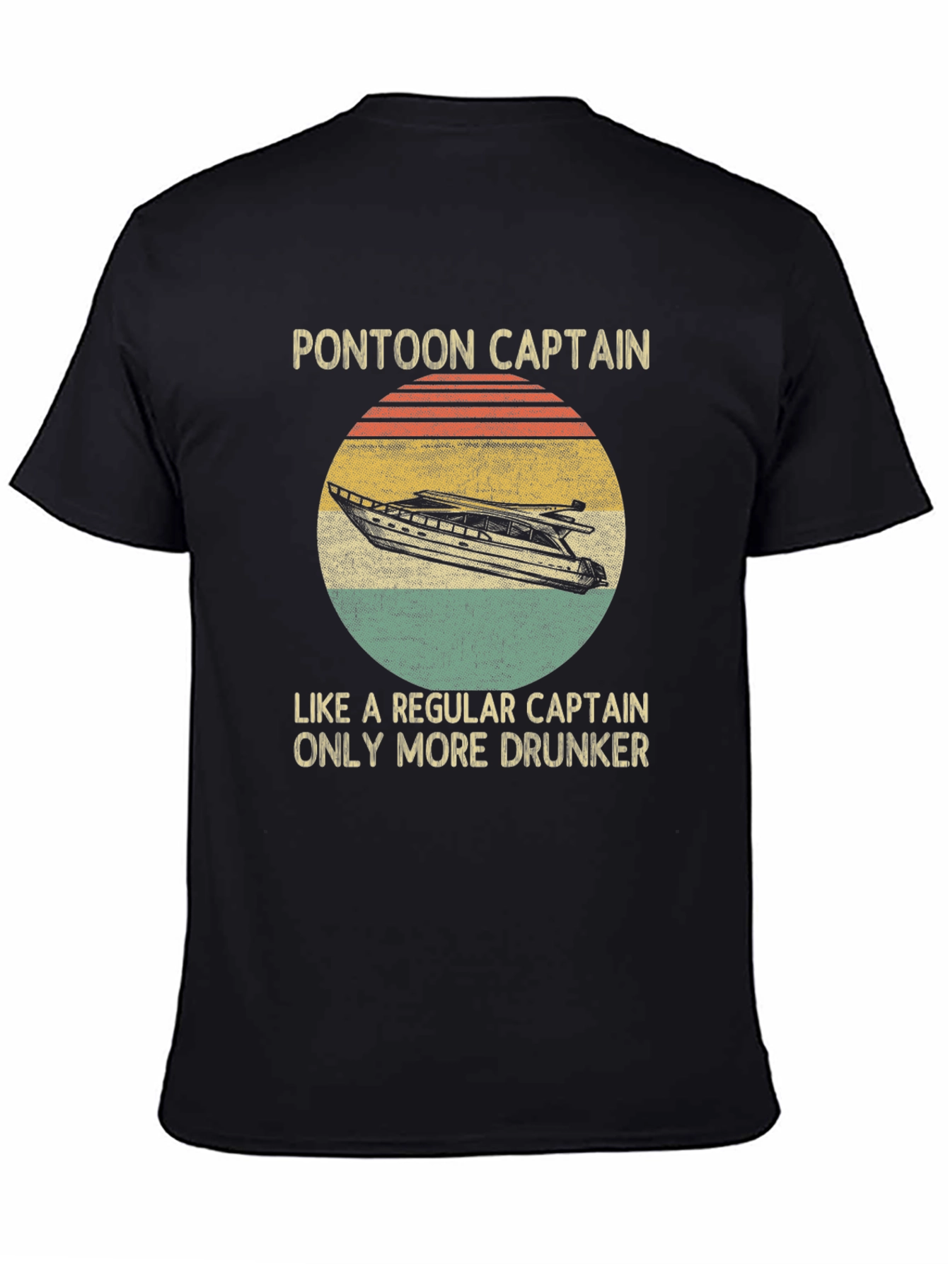 Pontoon Captain T-Shirt - Funny Boating Tee