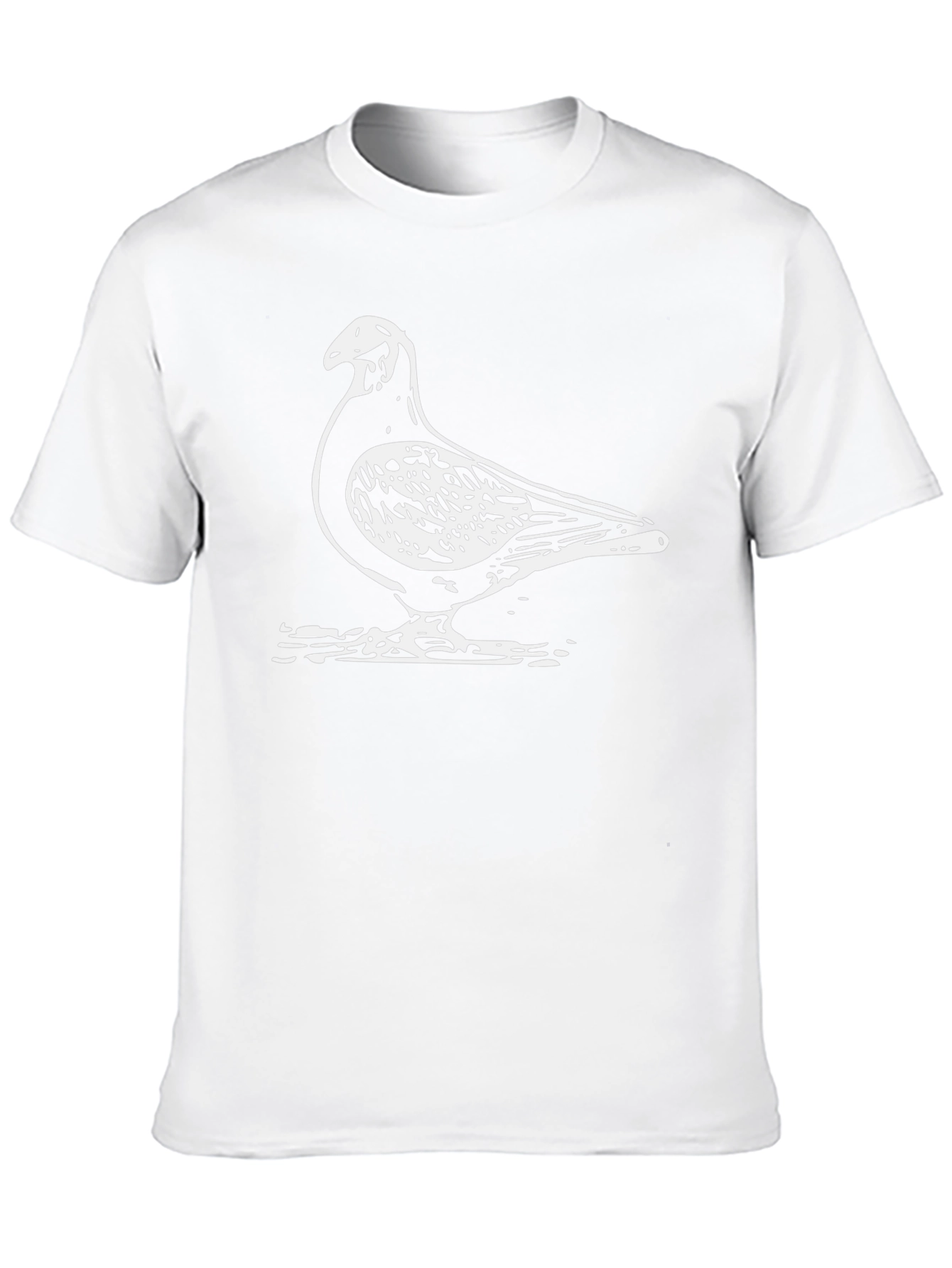Pigeon Graphic Black T-Shirt
