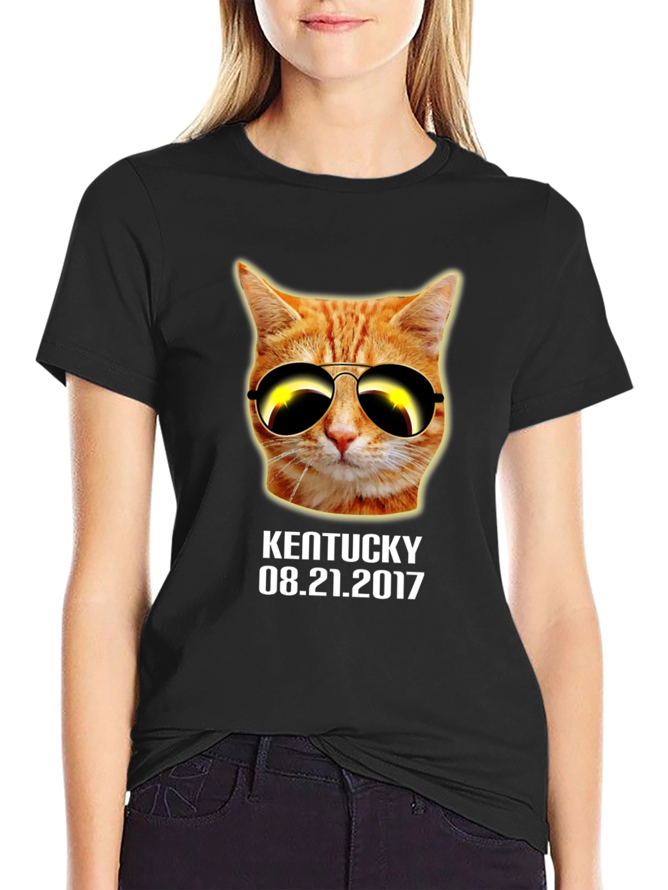 Cool Cat Kentucky Eclipse T-Shirt