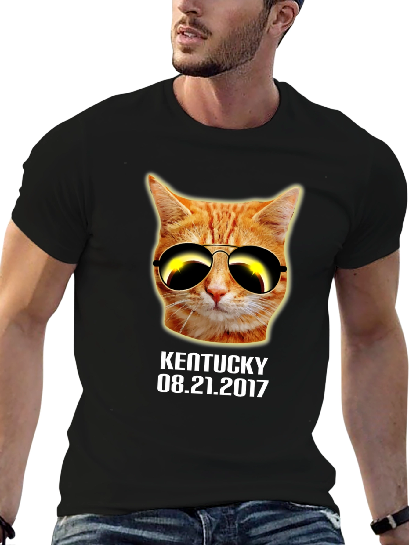 Cool Cat Kentucky Eclipse T-Shirt