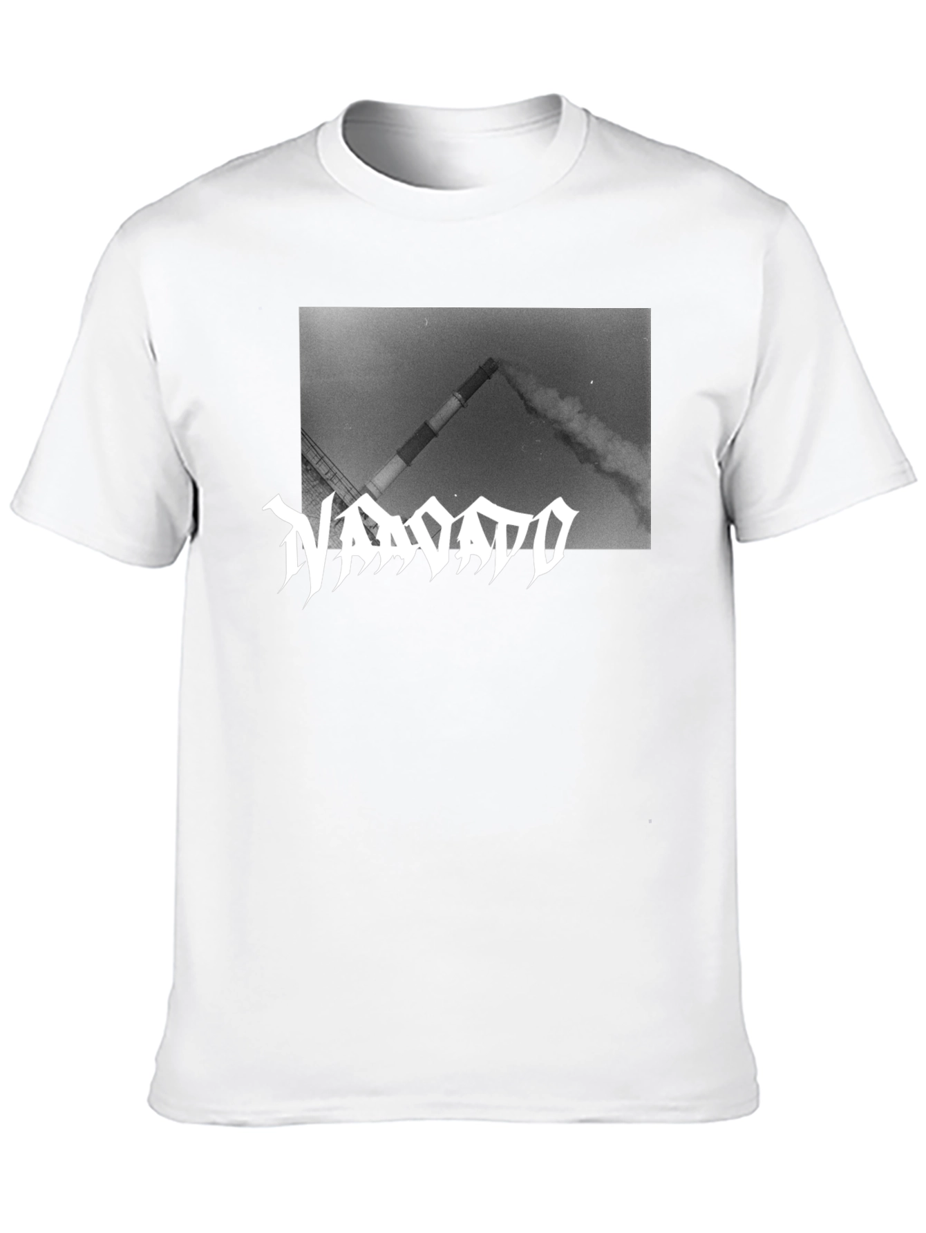 Industrial T-Shirt - Black Cotton Graphic Tee