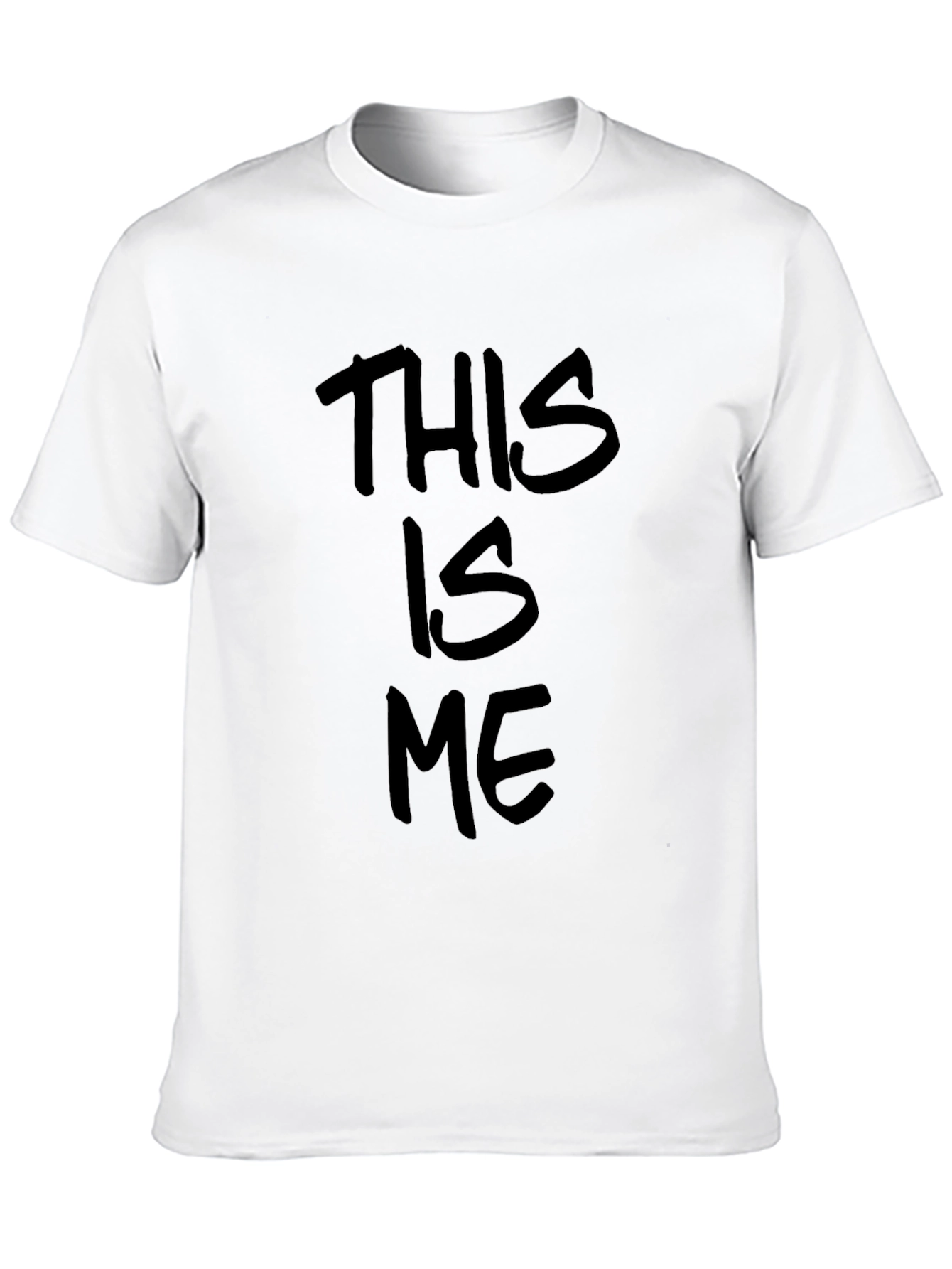 This Is Me Black Graphic T-Shirt