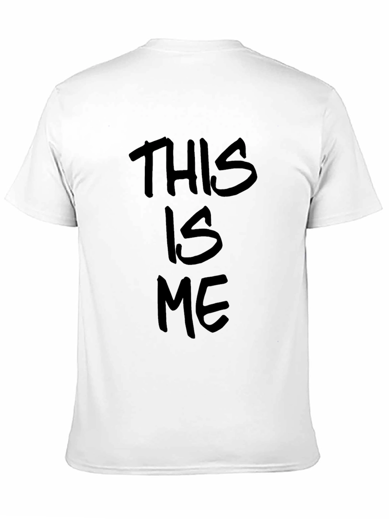 This Is Me Black Graphic T-Shirt