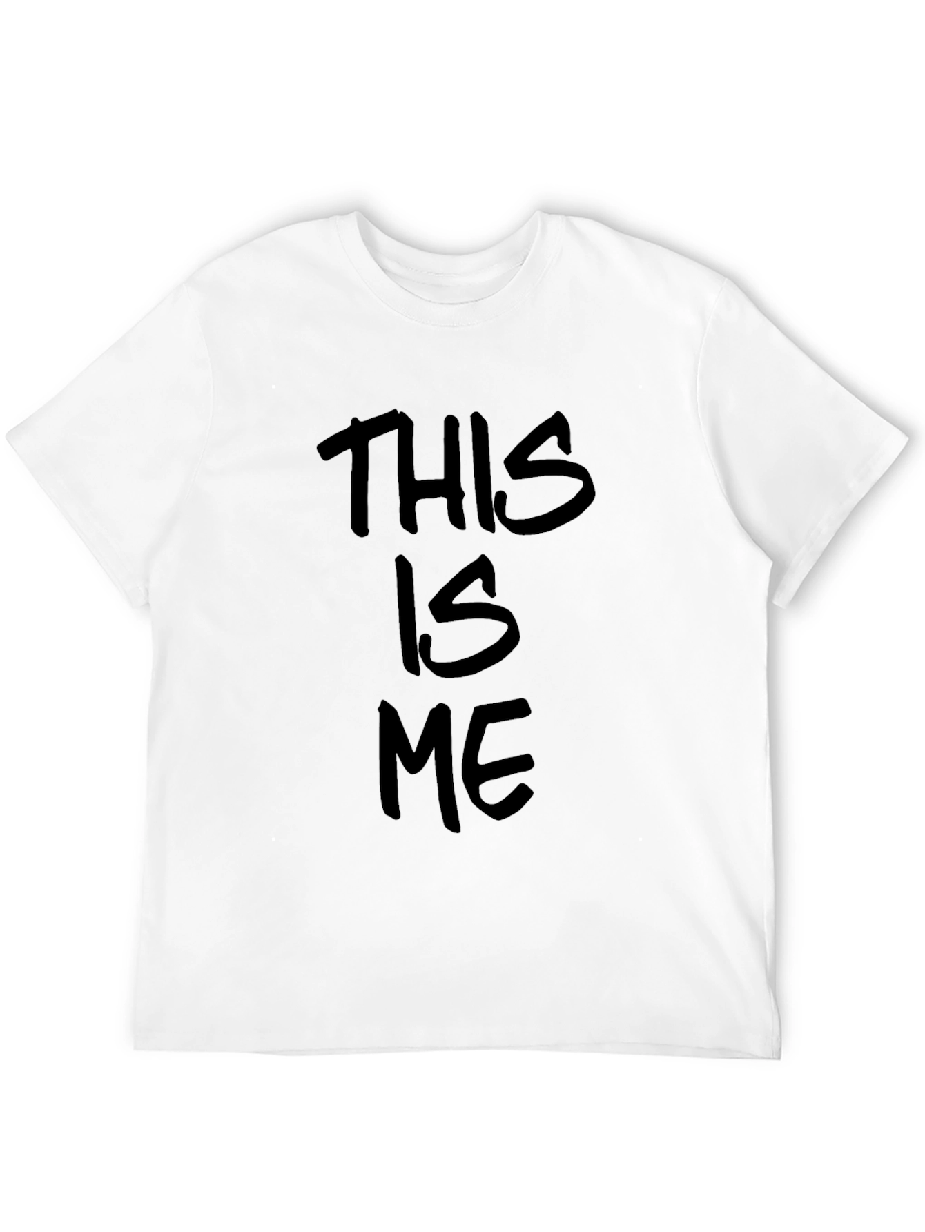 This Is Me Black Graphic T-Shirt