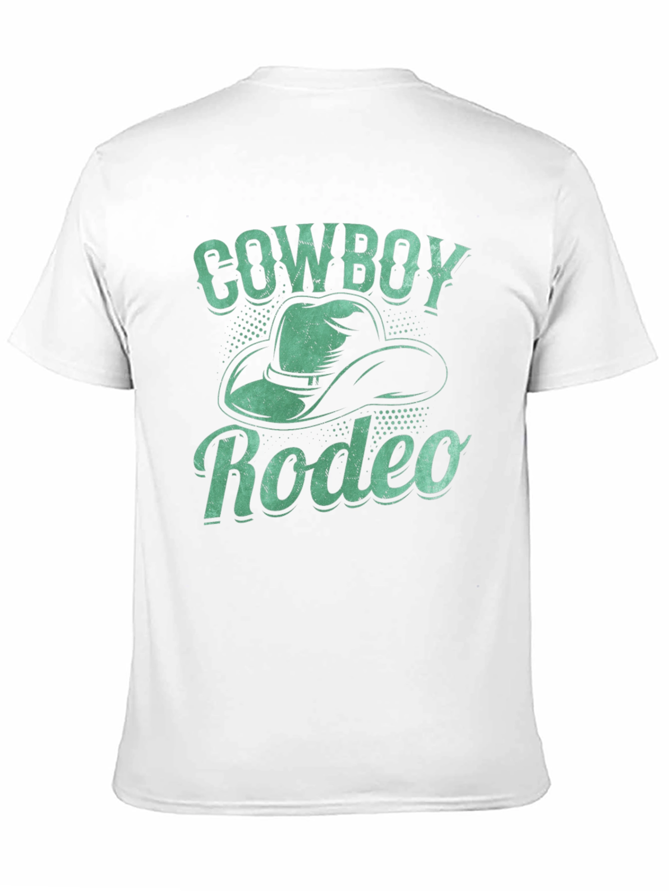 Cowboy Rodeo Graphic Tee - Western Style Black T-Shirt