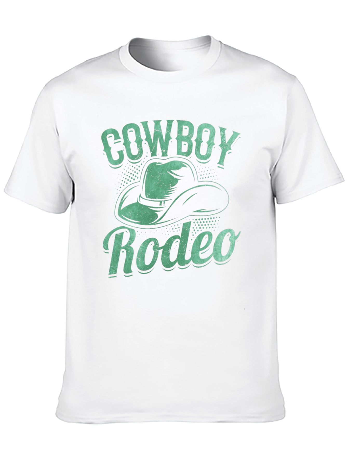 Cowboy Rodeo Graphic Tee - Western Style Black T-Shirt