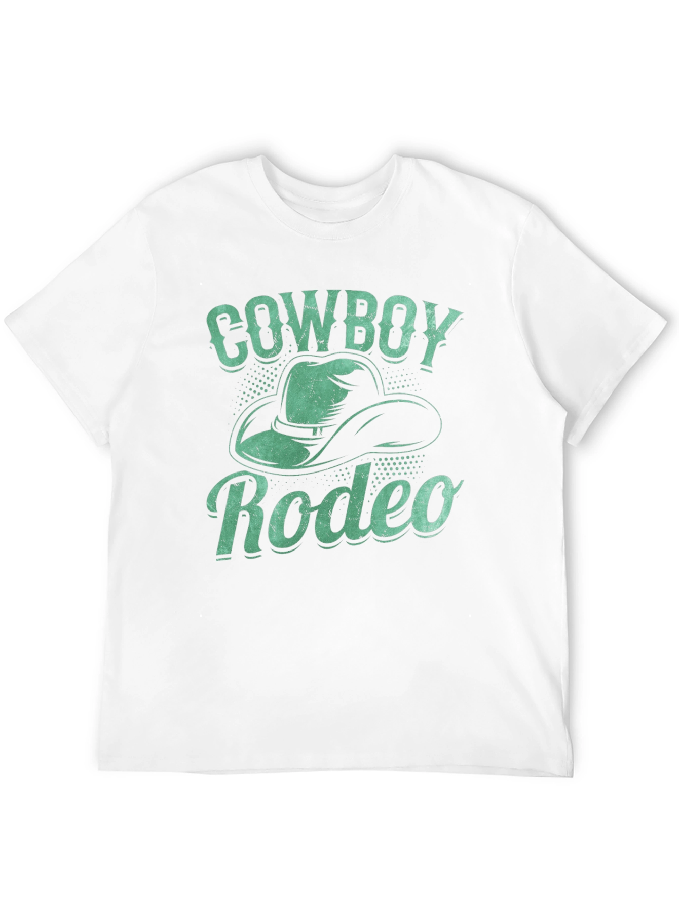 Cowboy Rodeo Graphic Tee - Western Style Black T-Shirt