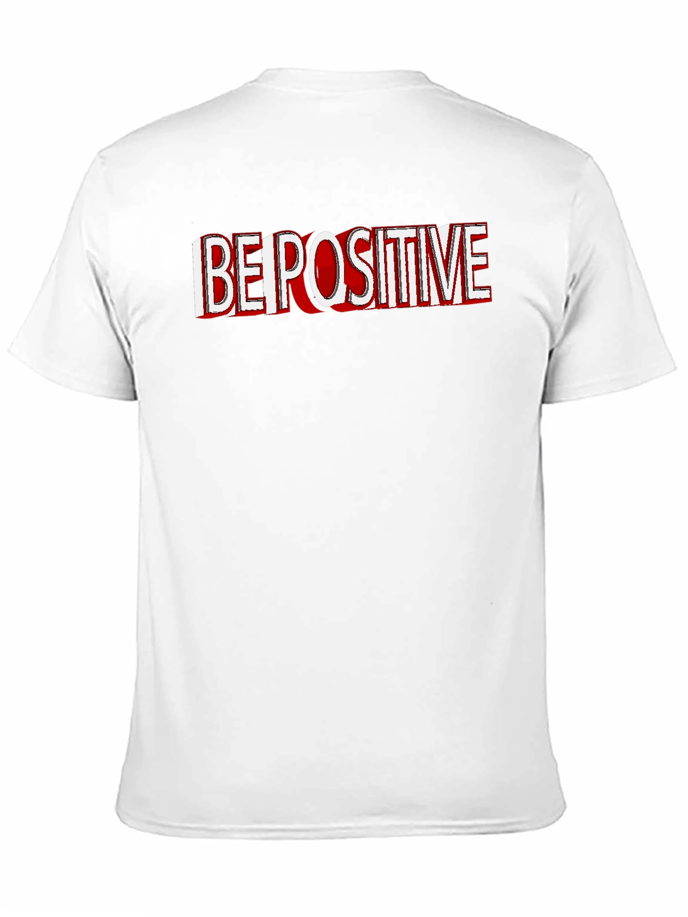 Be Positive Black Graphic Tee