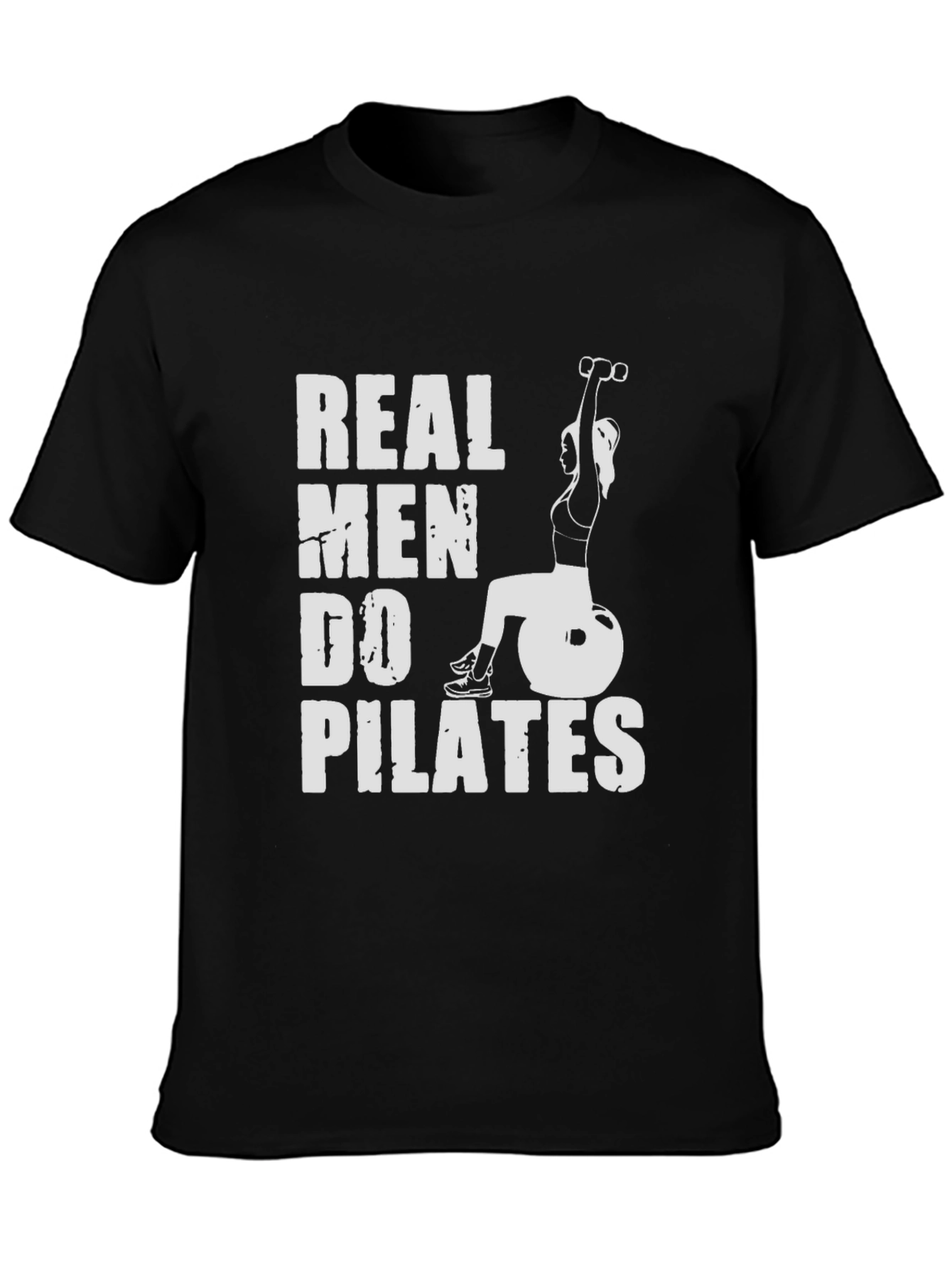 Real Men Do Pilates Graphic Tee