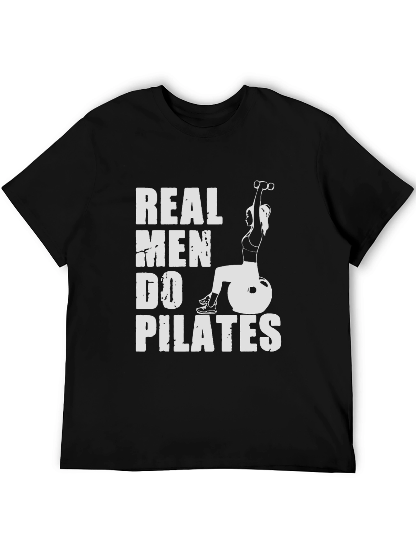 Real Men Do Pilates Graphic Tee