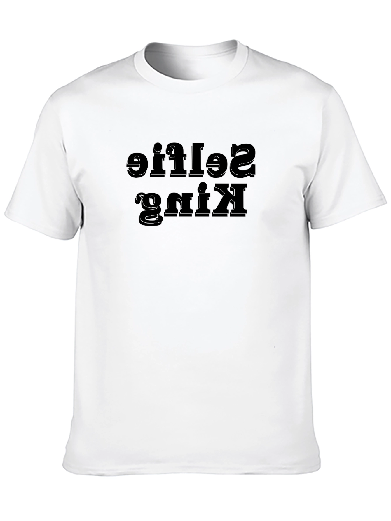 Selfie King Black Graphic Tee
