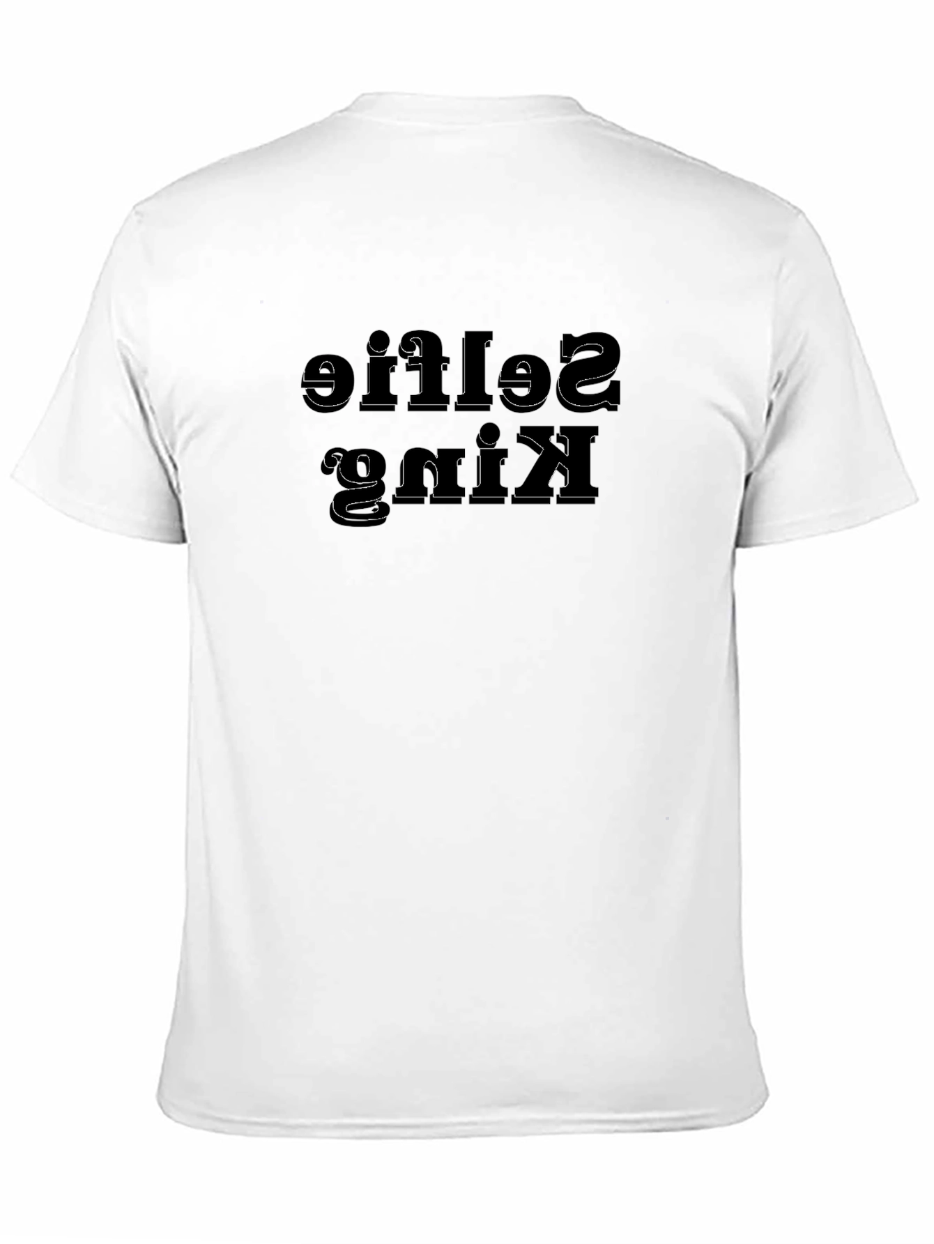 Selfie King Black Graphic Tee